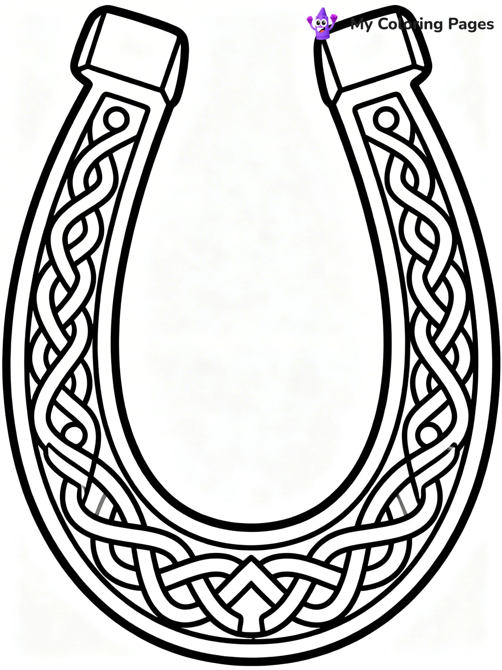 Horseshoe Coloring Pages - 16