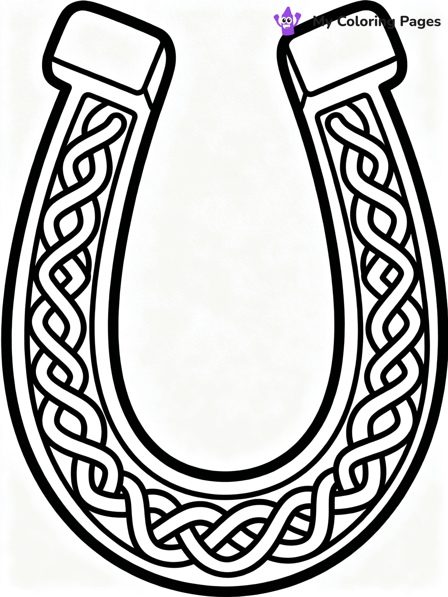 Horseshoe Coloring Pages - 15