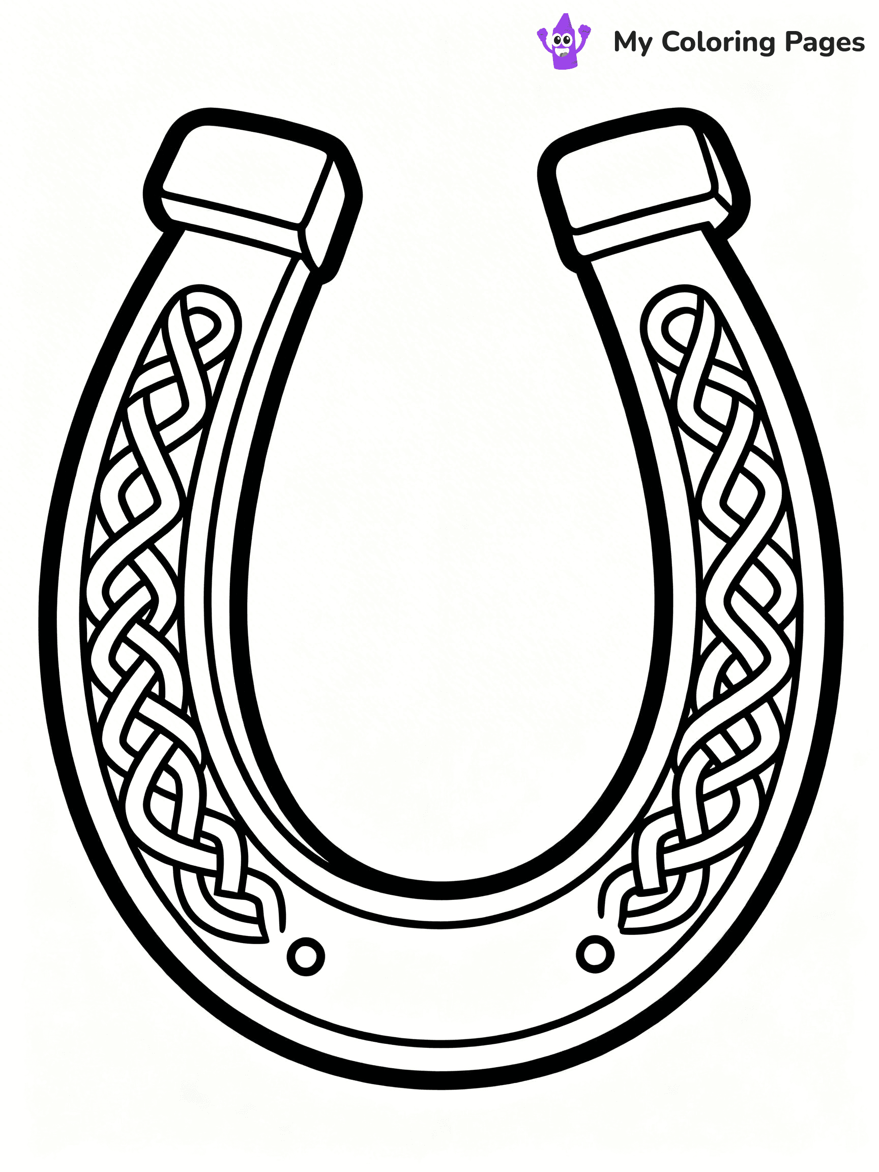 Horseshoe Coloring Pages - 14