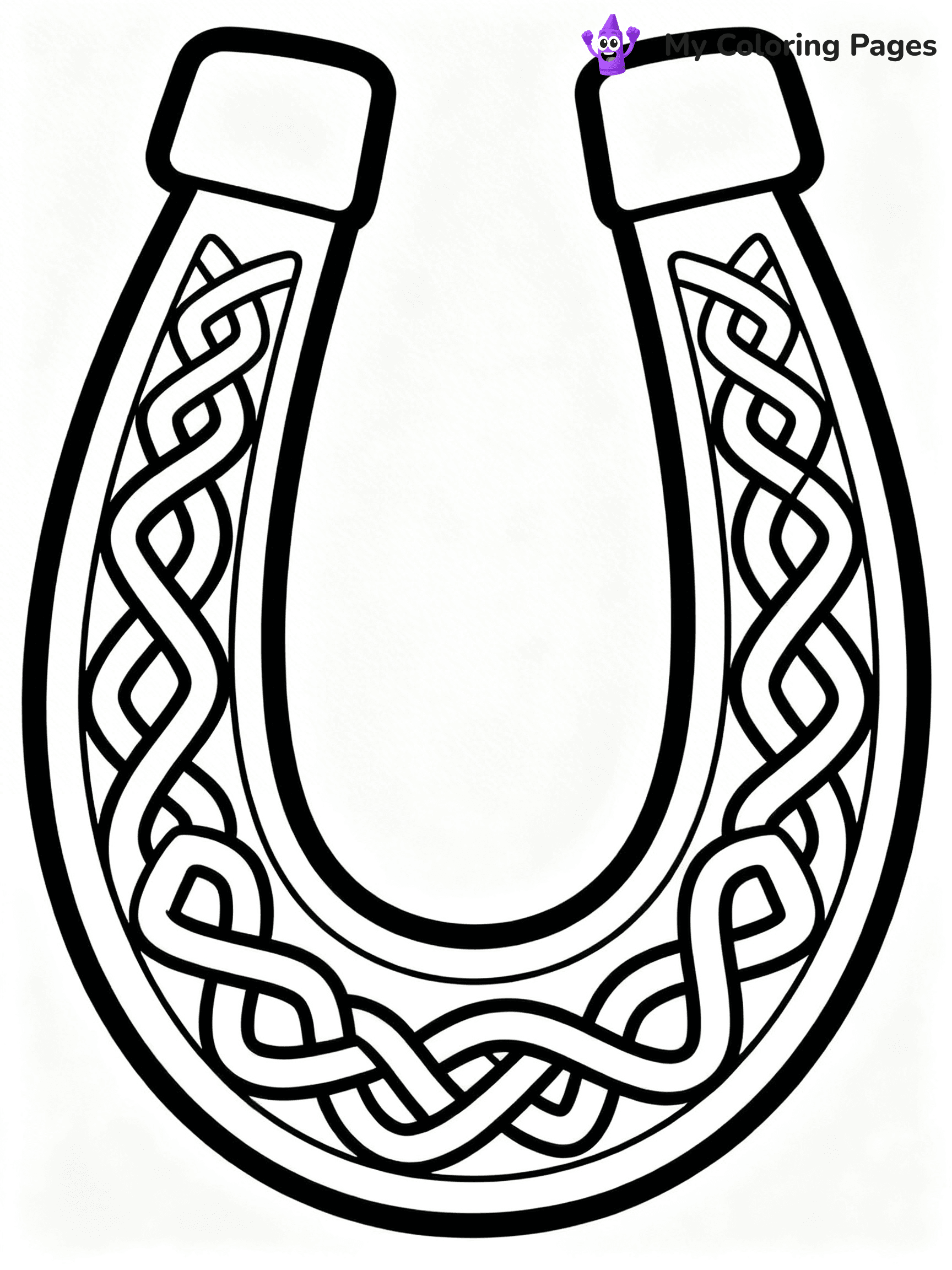Horseshoe Coloring Pages - 13