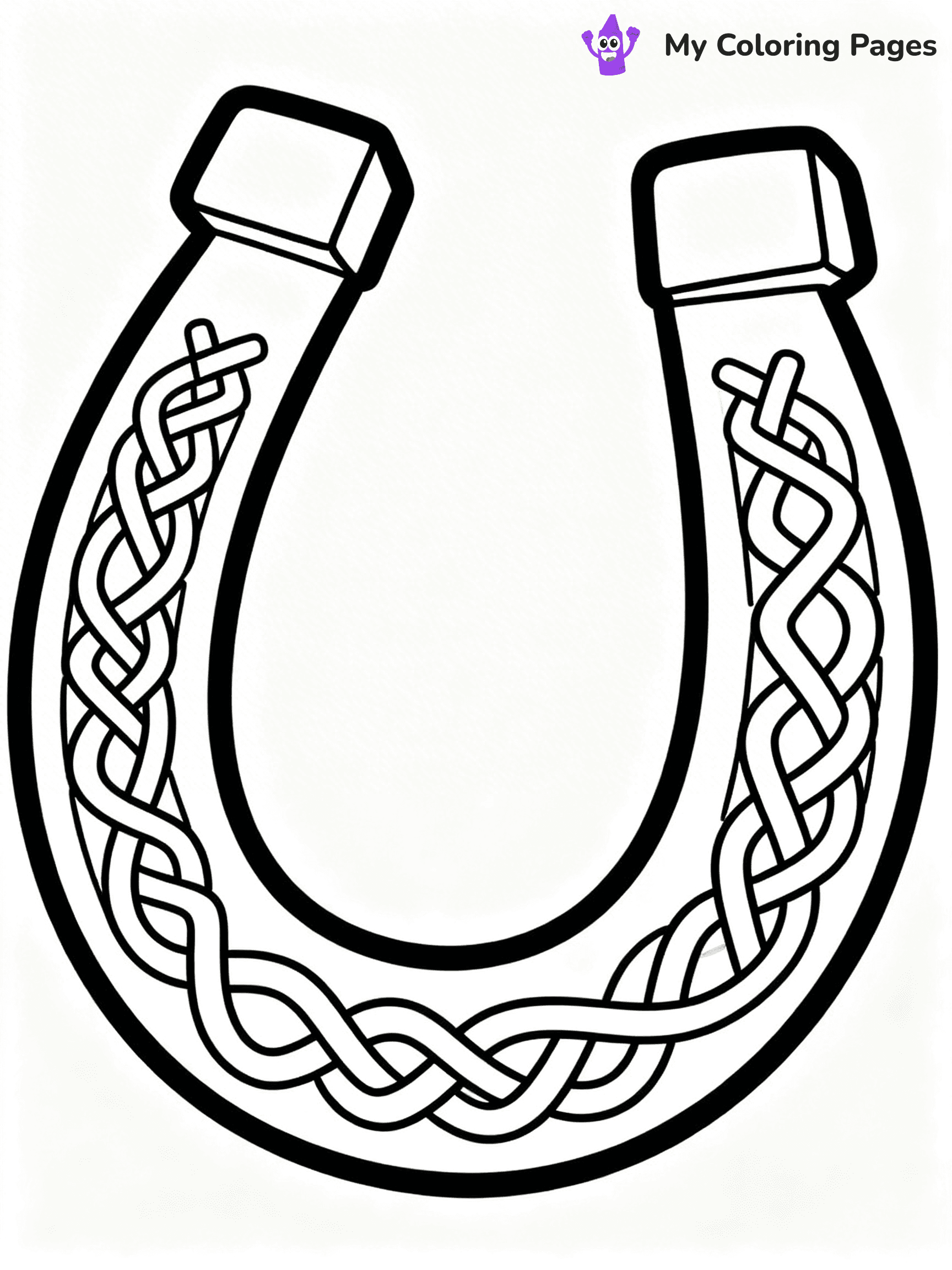 Horseshoe Coloring Pages - 12