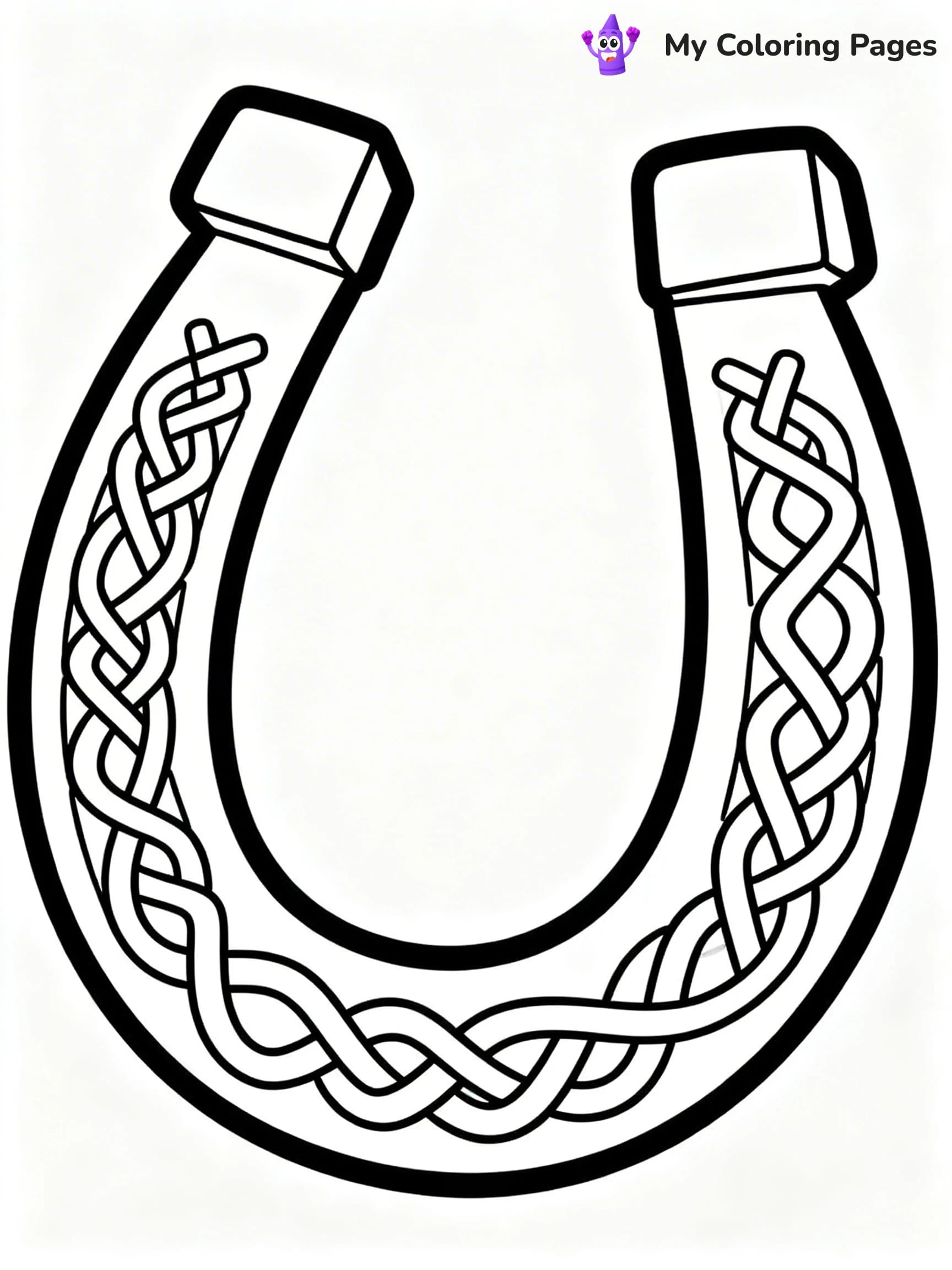 Horseshoe Coloring Pages - 12