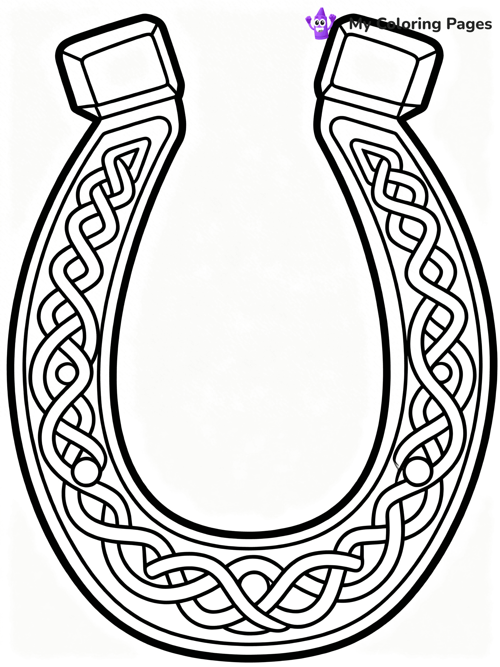 Horseshoe Coloring Pages - 11