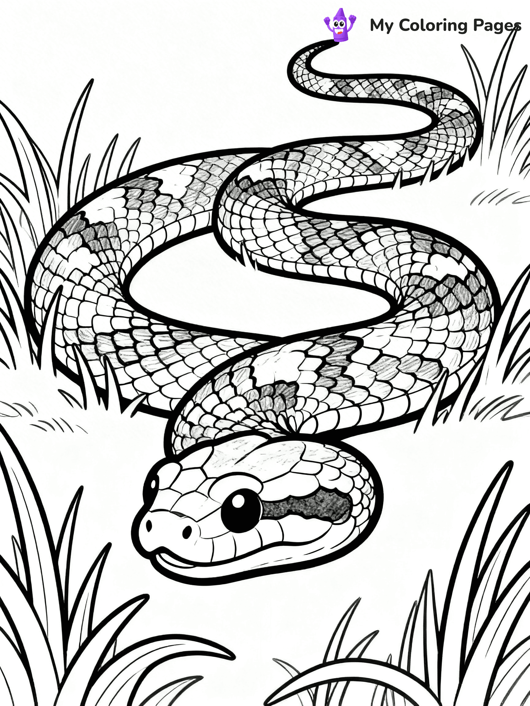Python Coloring Pages - 11