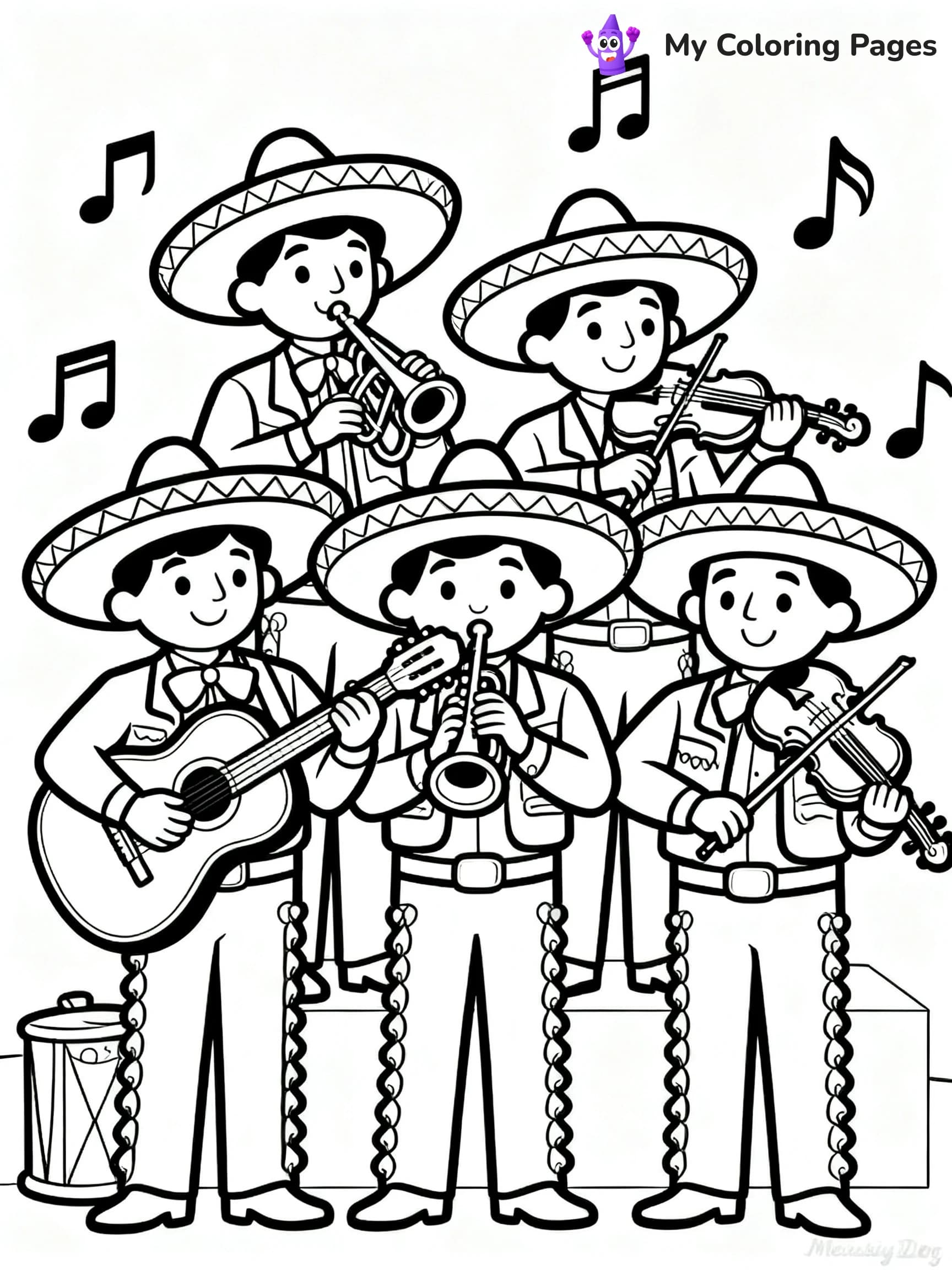 Cinco De Mayo Coloring Pages For Preschoolers - 14
