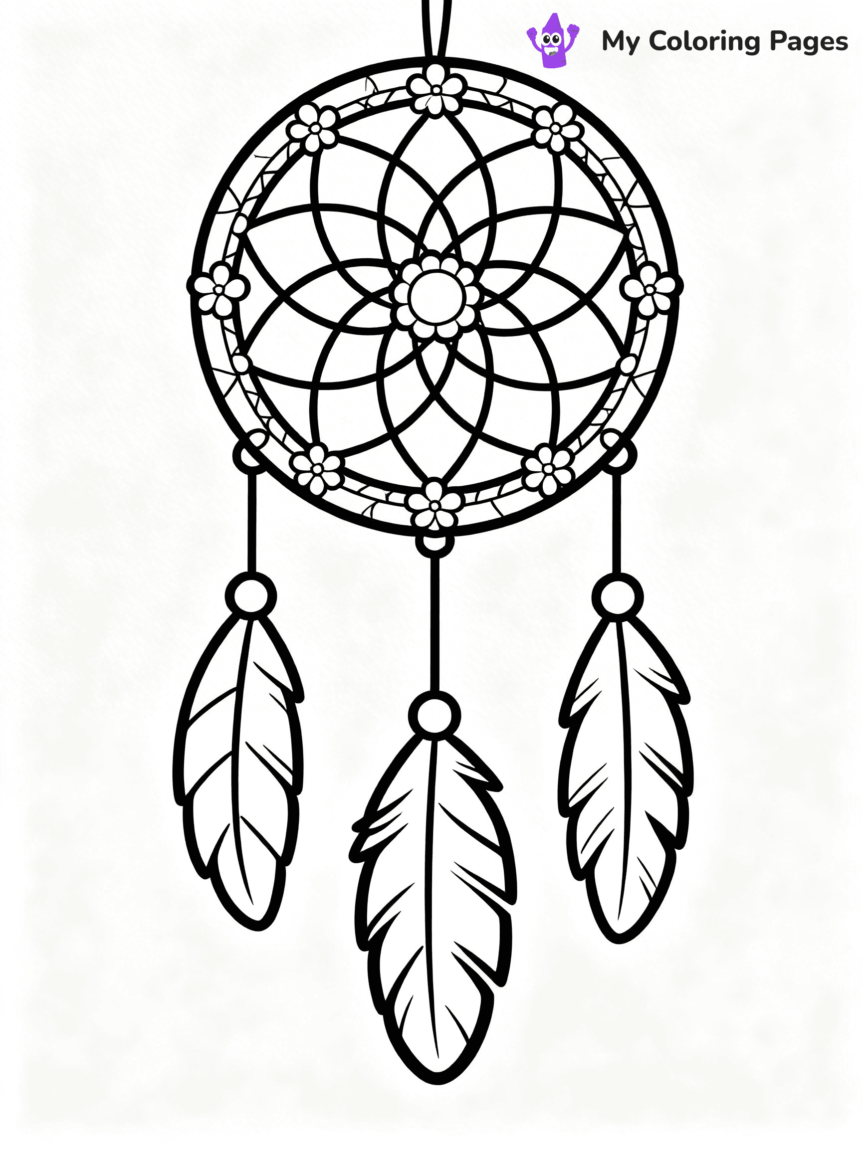 Dream Catcher Coloring Pages - 25