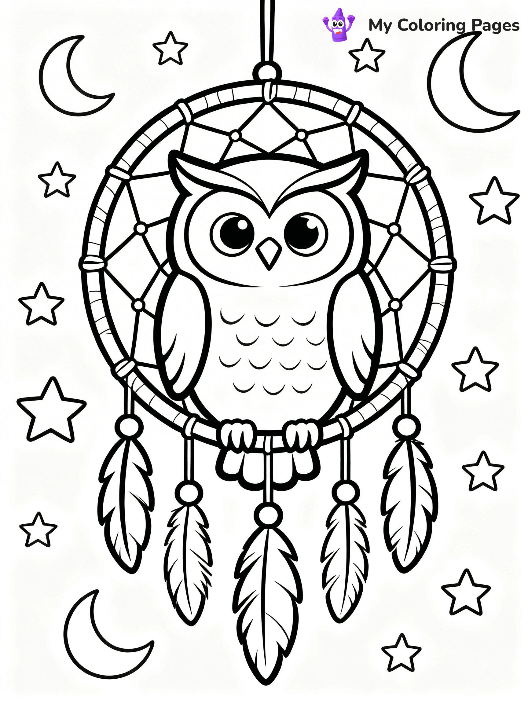 Dream Catcher Coloring Pages - 20