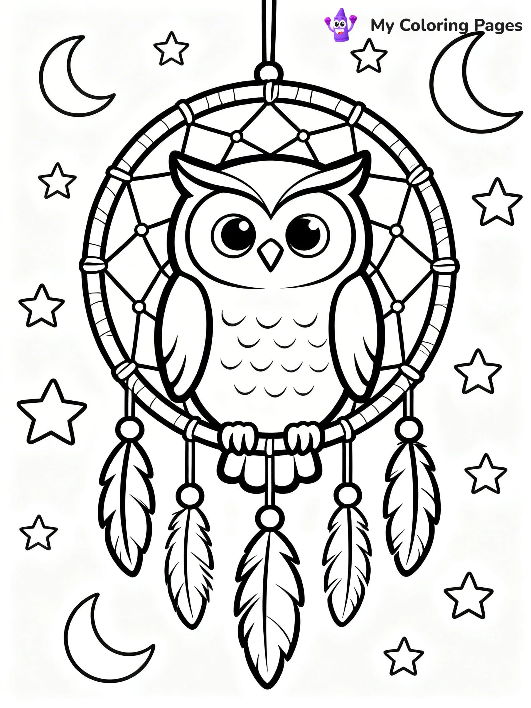 Dream Catcher Coloring Pages - 20