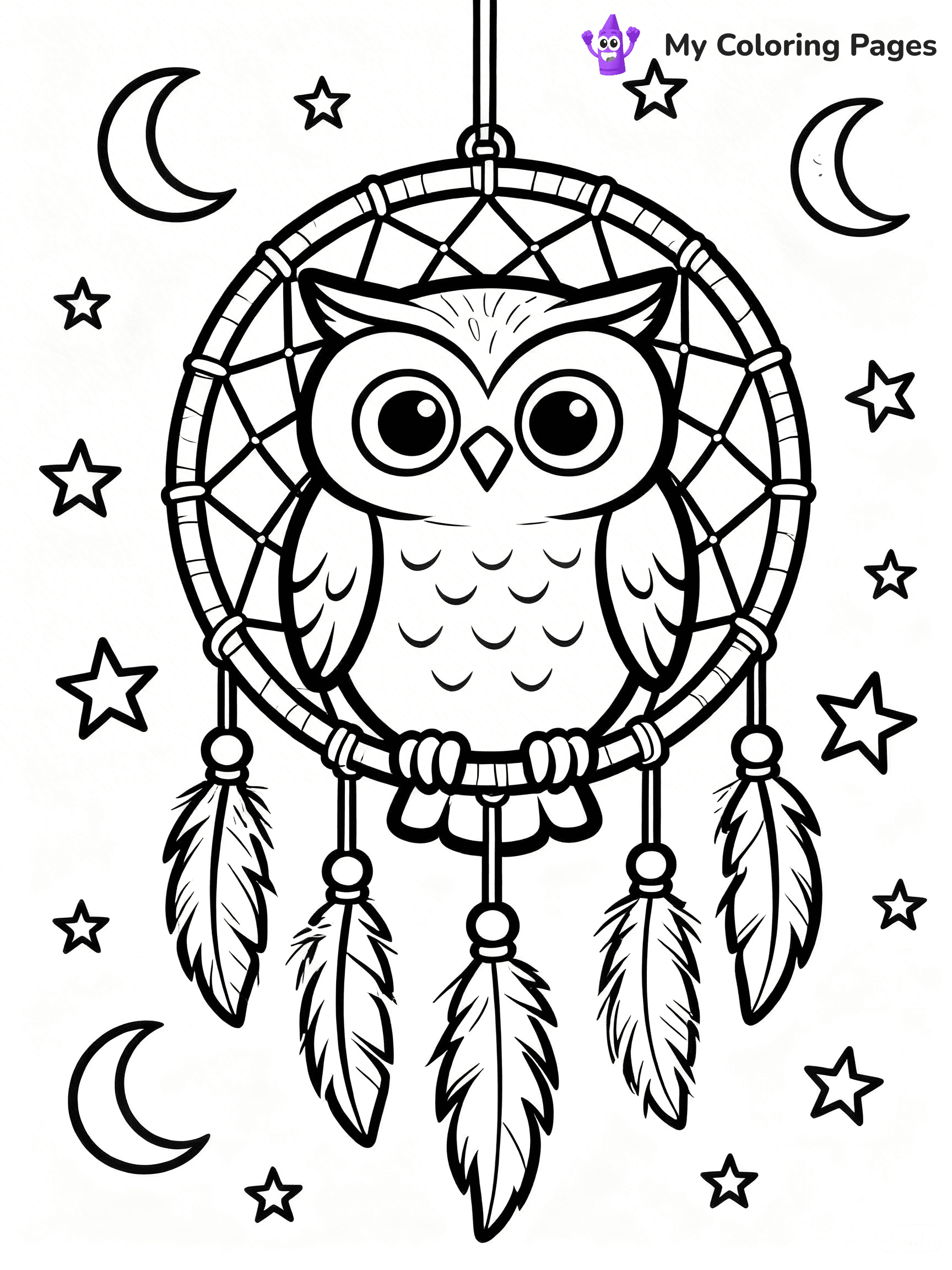 Dream Catcher Coloring Pages - 19