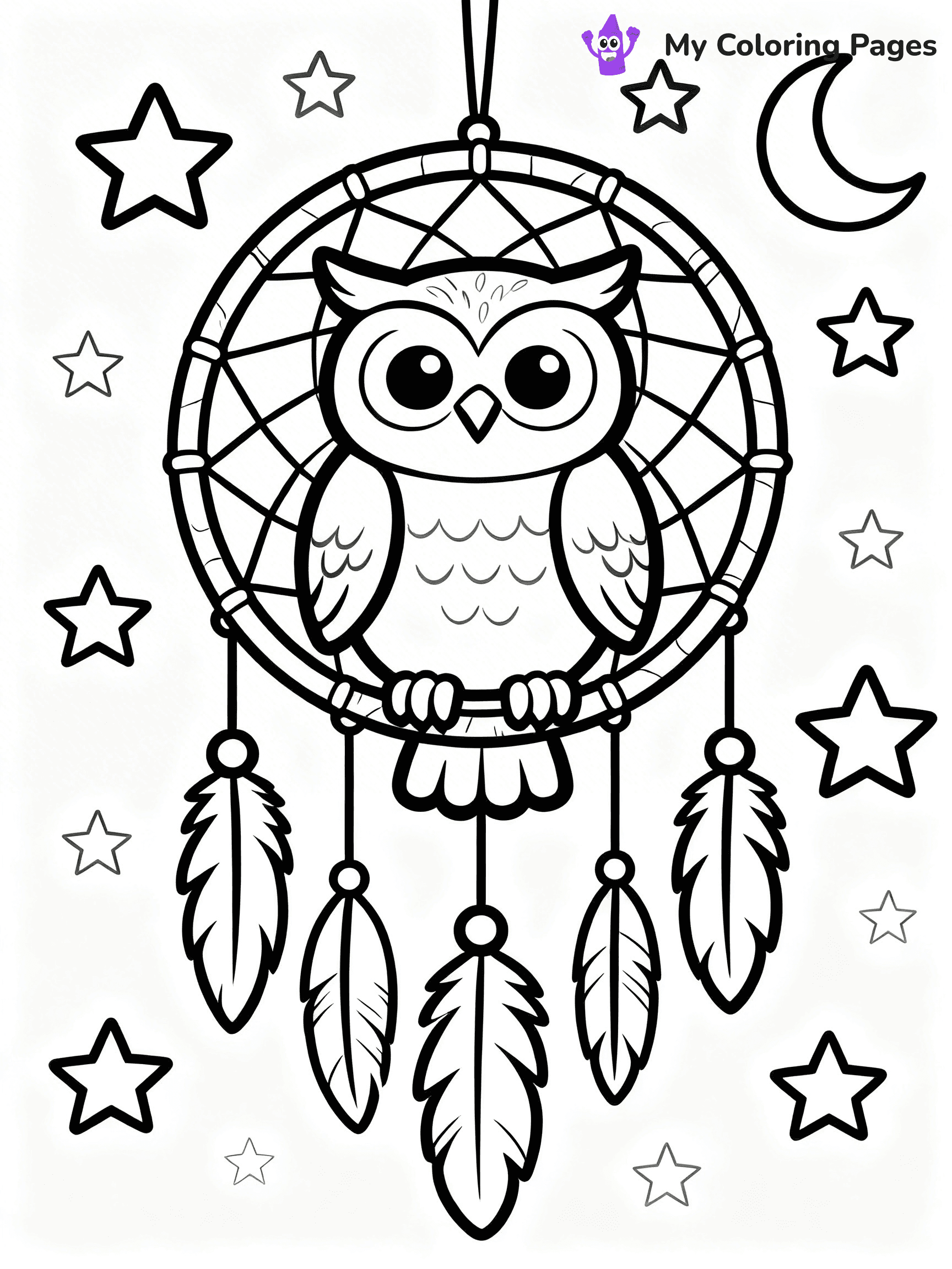 Dream Catcher Coloring Pages - 18