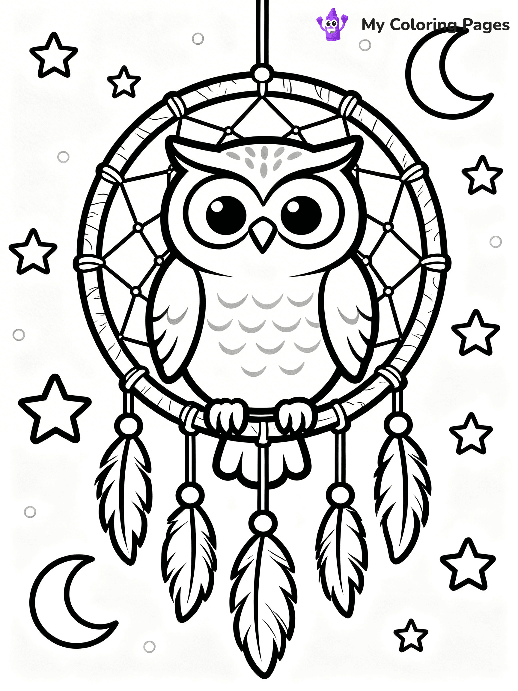 Dream Catcher Coloring Pages - 17