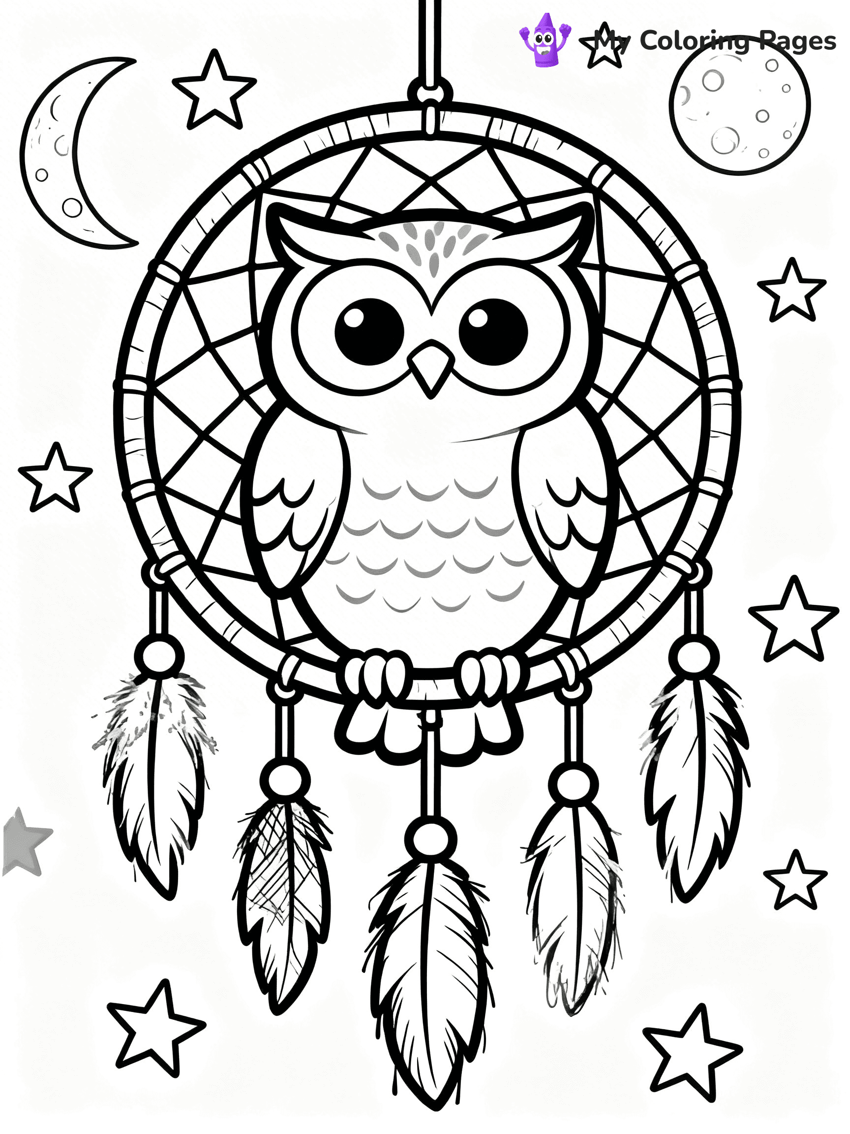 Dream Catcher Coloring Pages - 16