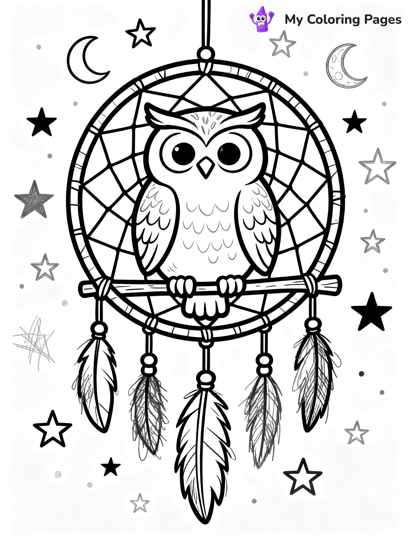Dream Catcher Coloring Pages - 15