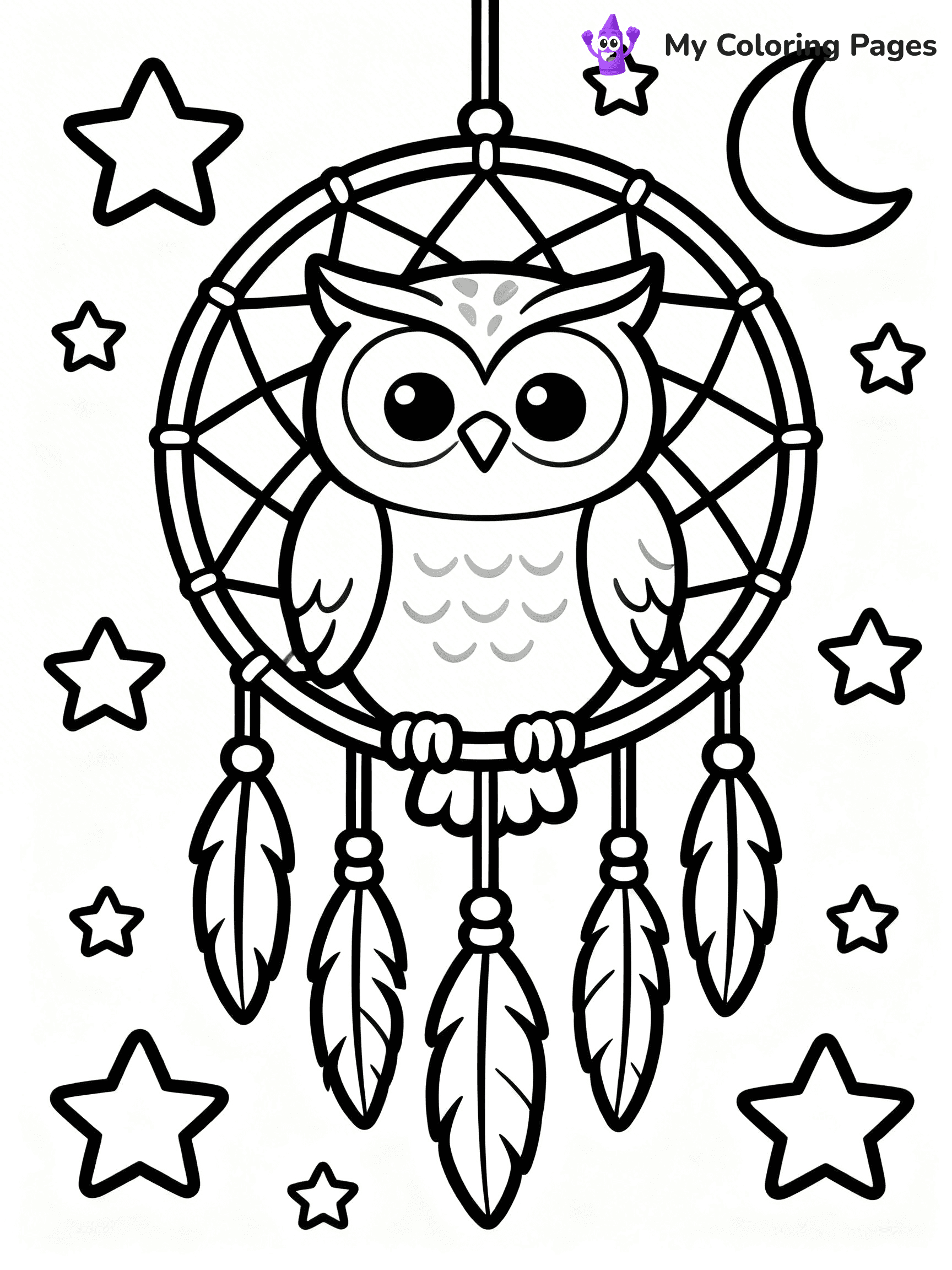Dream Catcher Coloring Pages - 14