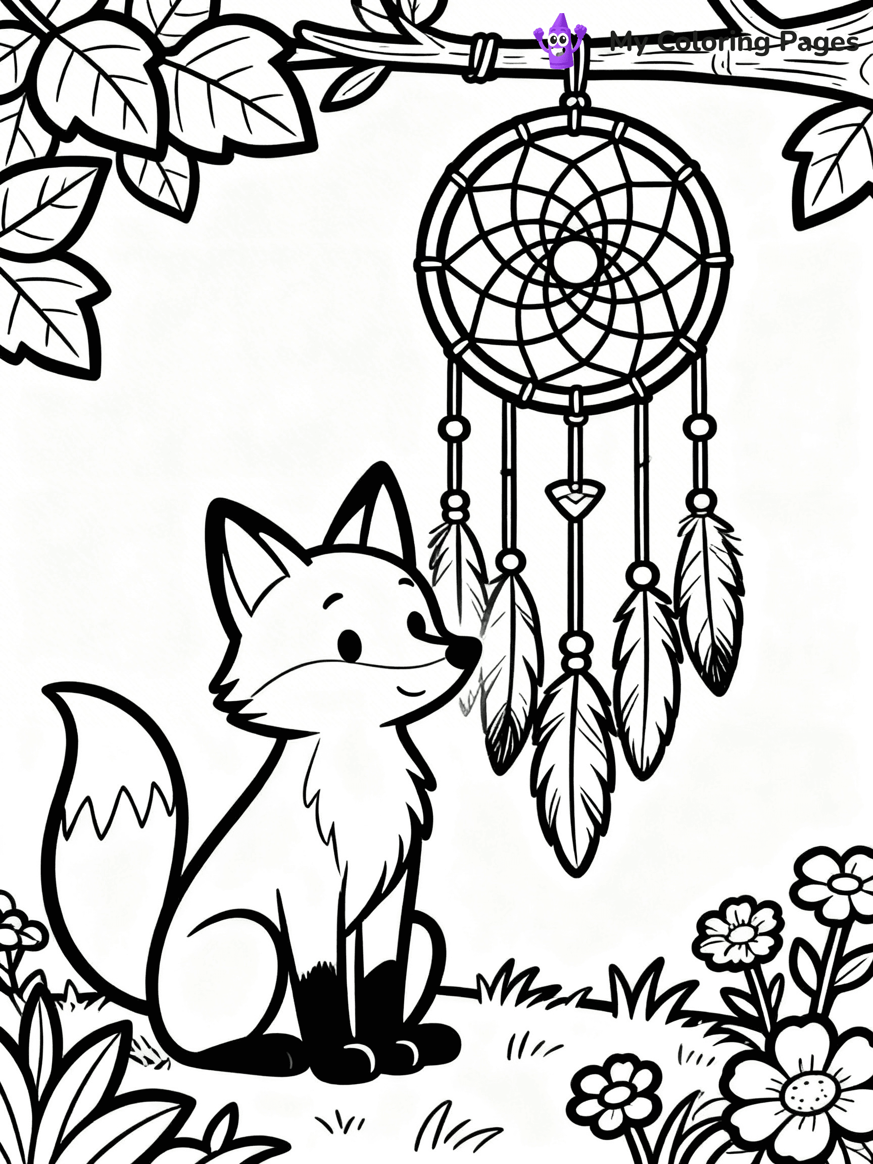 Dream Catcher Coloring Pages - 13