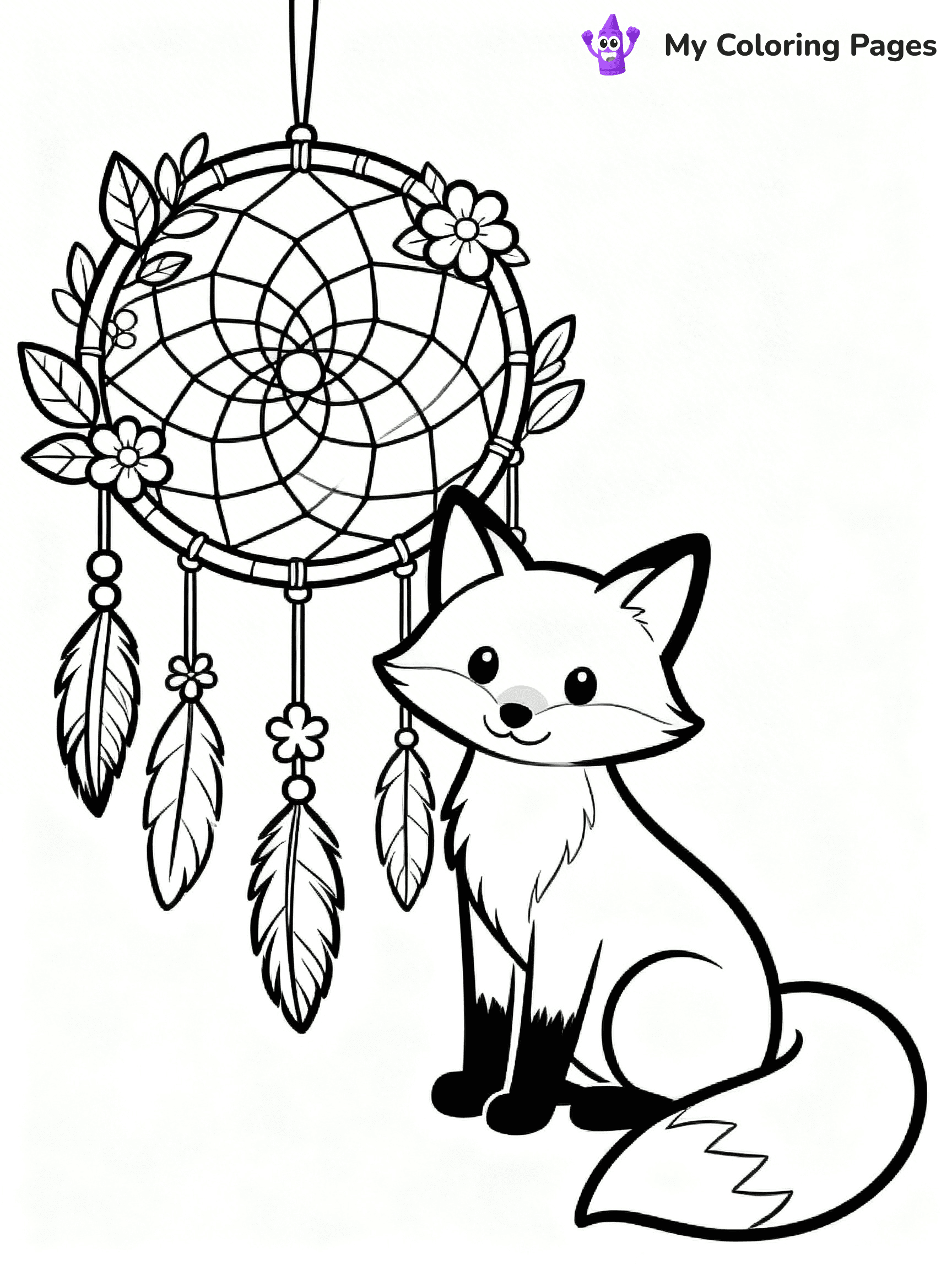 Dream Catcher Coloring Pages - 10