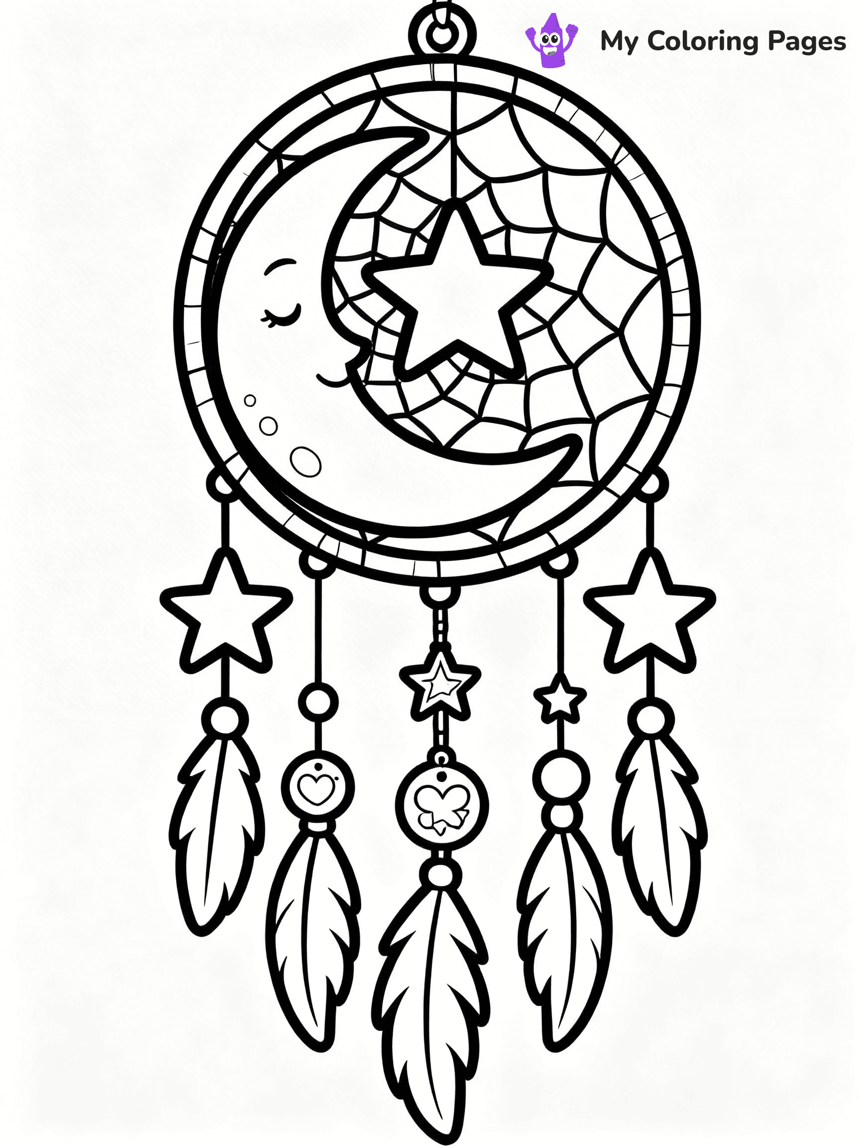 Dream Catcher Coloring Pages - 8