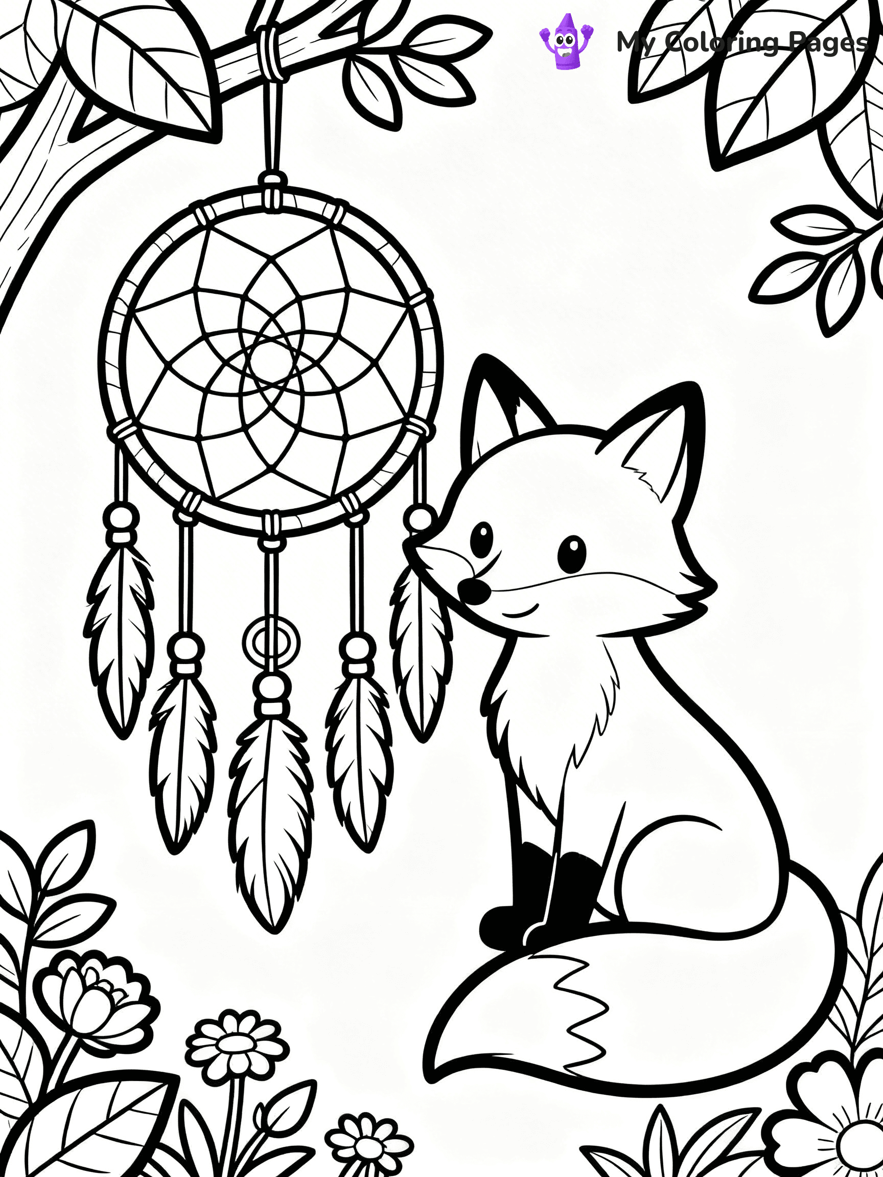 Dream Catcher Coloring Pages - 7
