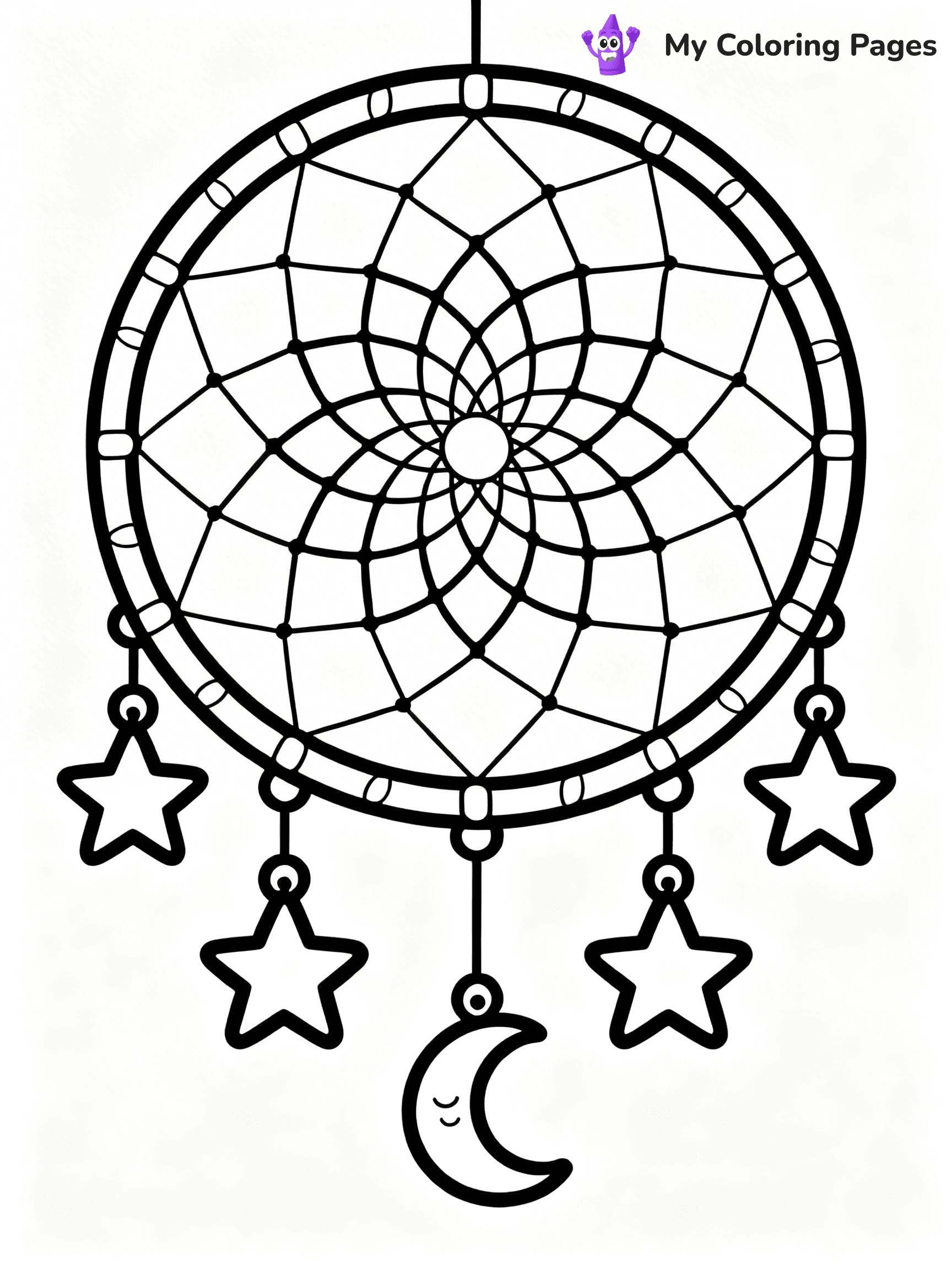 Dream Catcher Coloring Pages - 6
