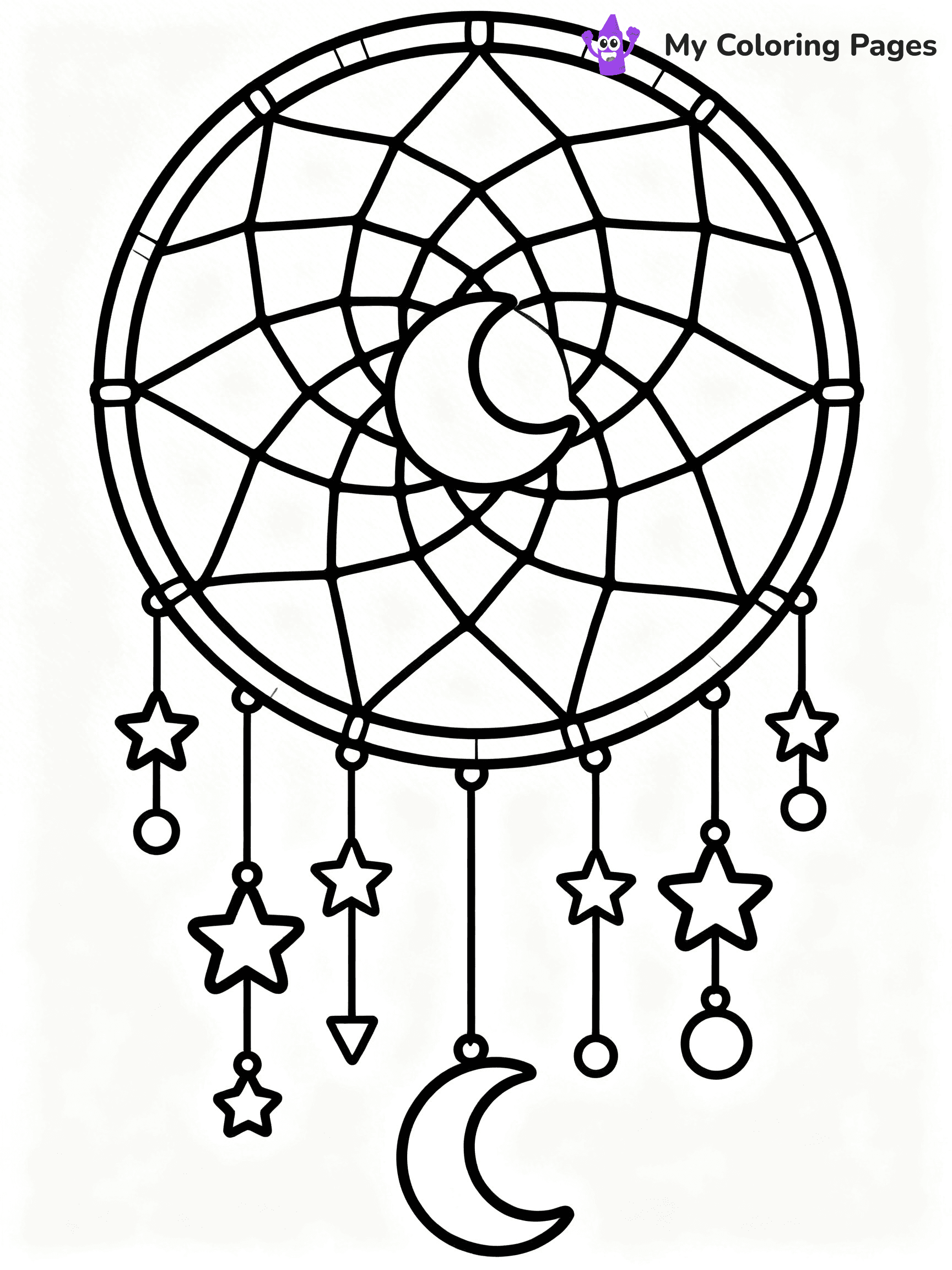Dream Catcher Coloring Pages - 3