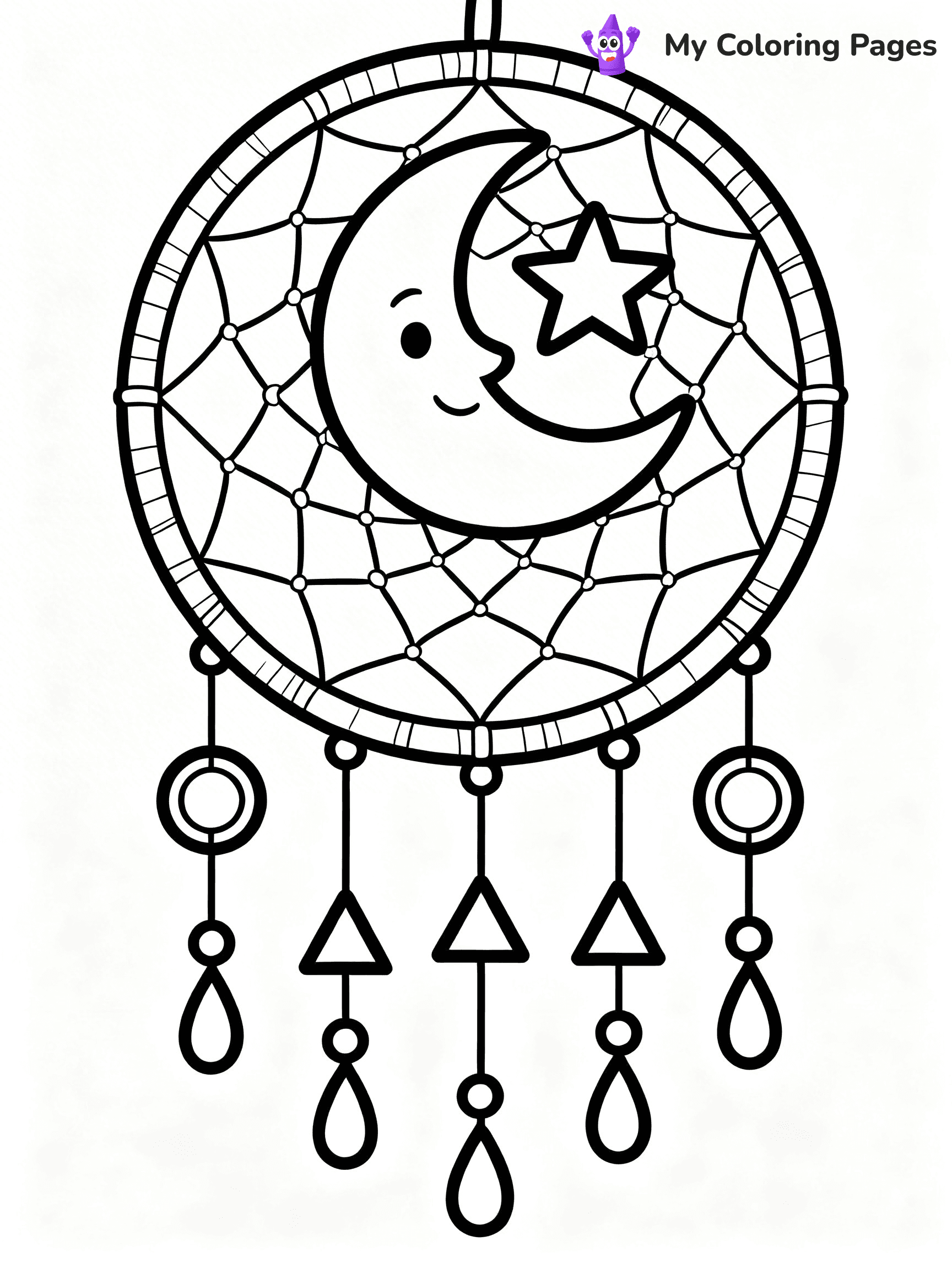 Dream Catcher Coloring Pages - 2