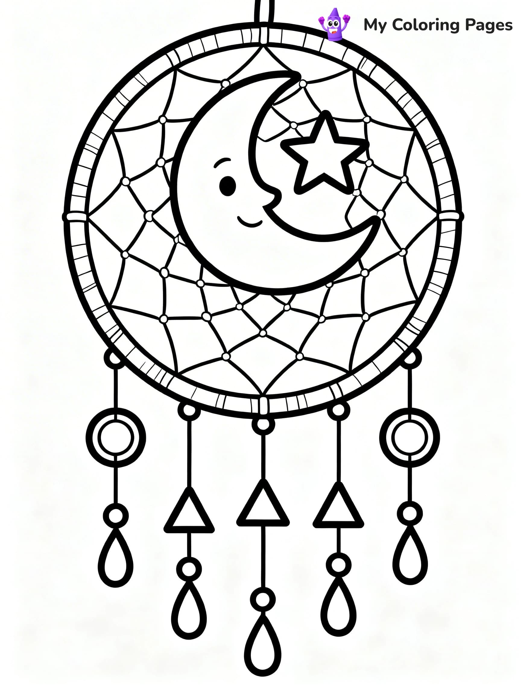 Dream Catcher Coloring Pages - 2