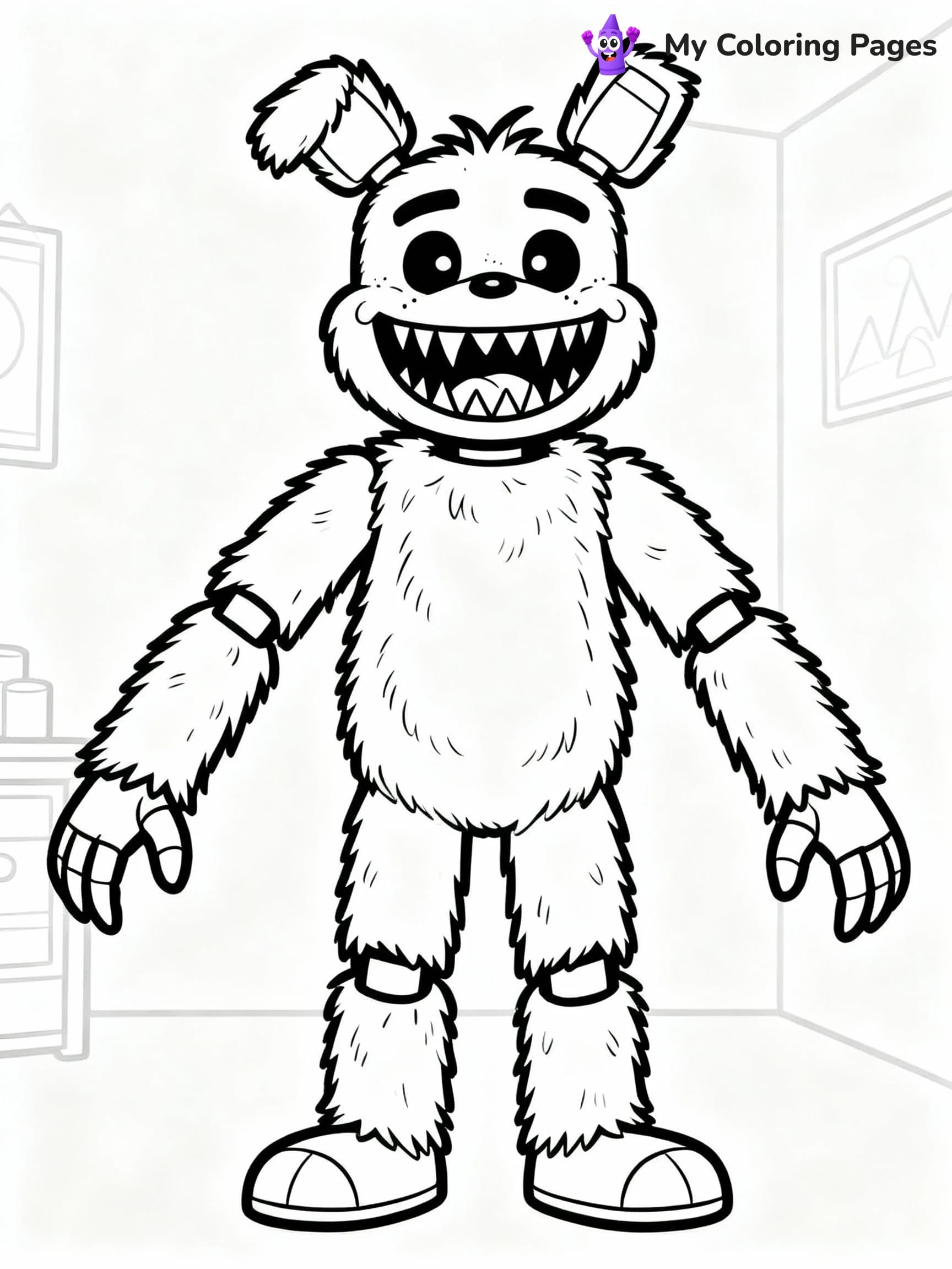 Huggy Wuggy Coloring Pages - 22
