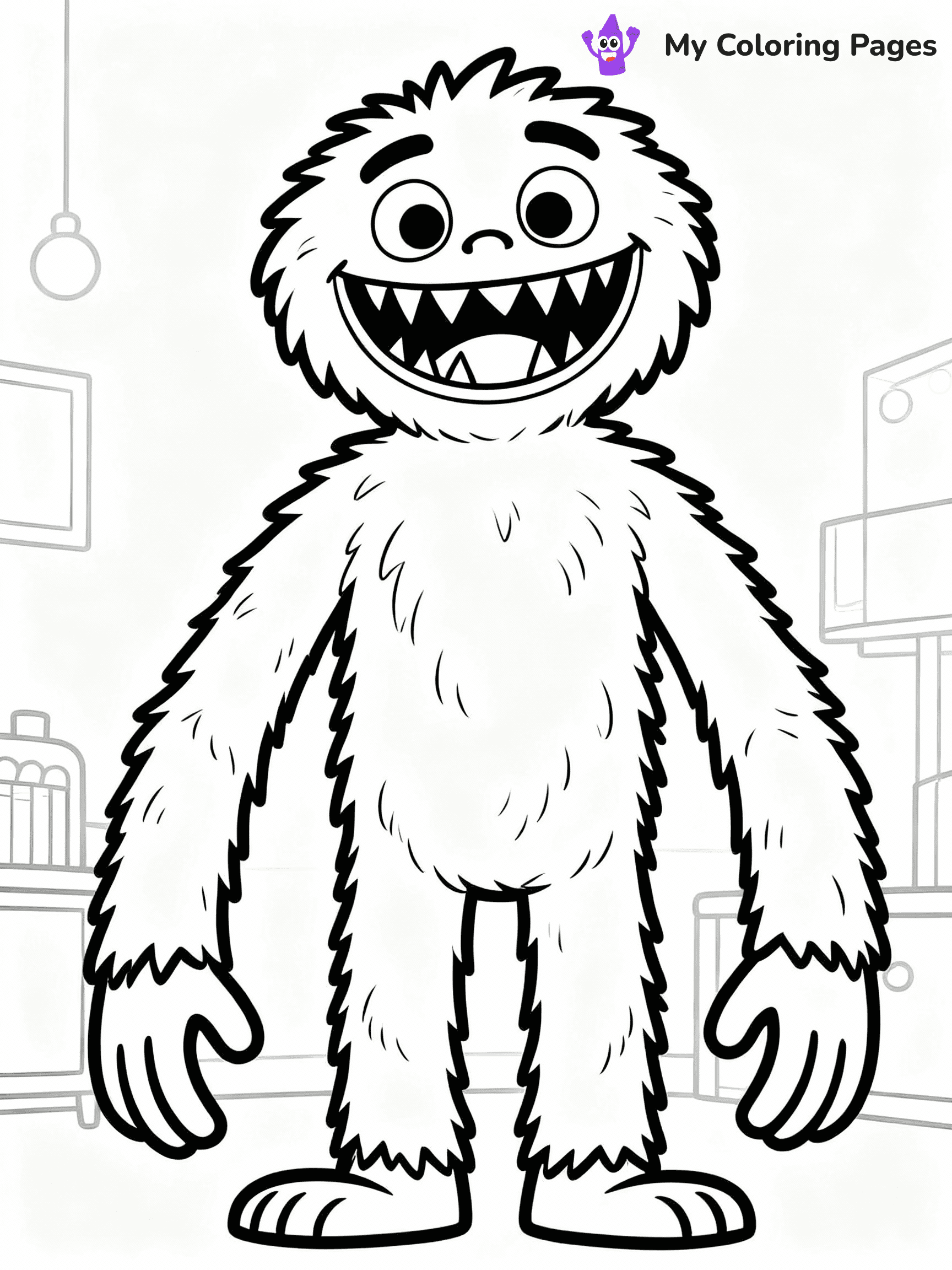 Huggy Wuggy Coloring Pages - 21