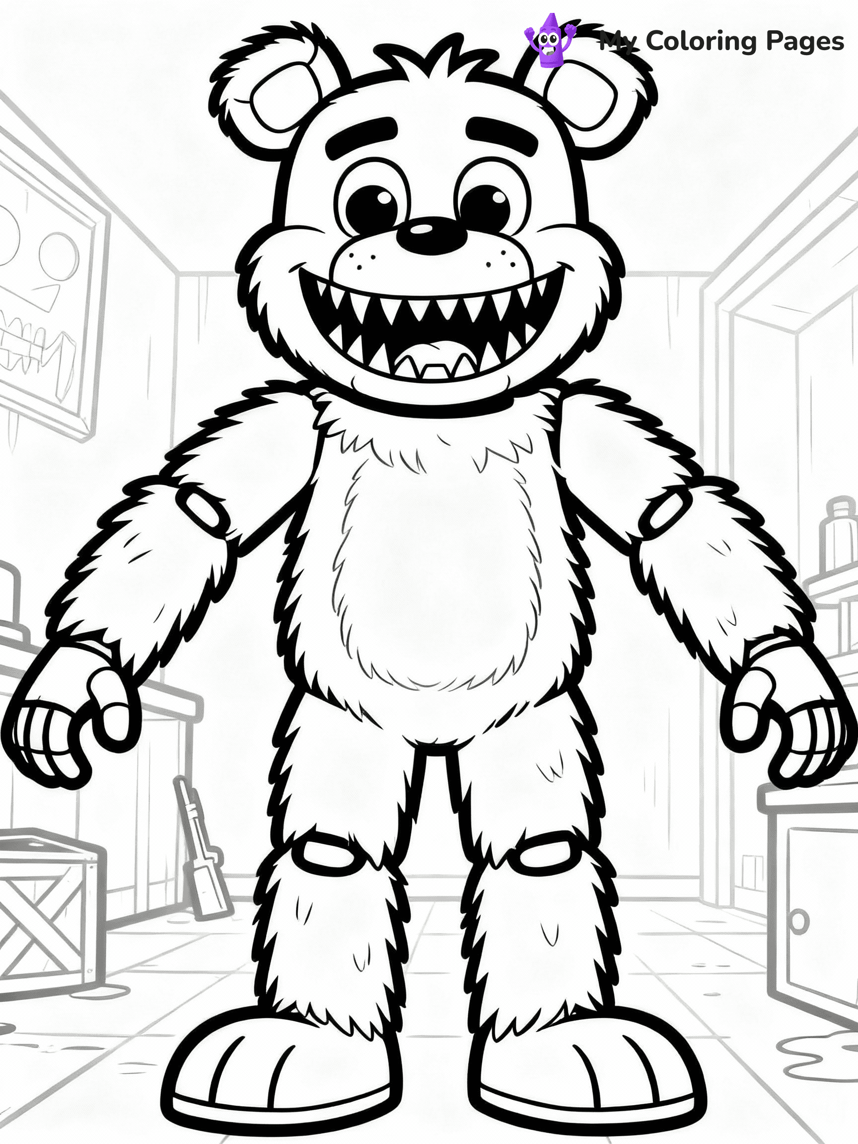 Huggy Wuggy Coloring Pages - 18