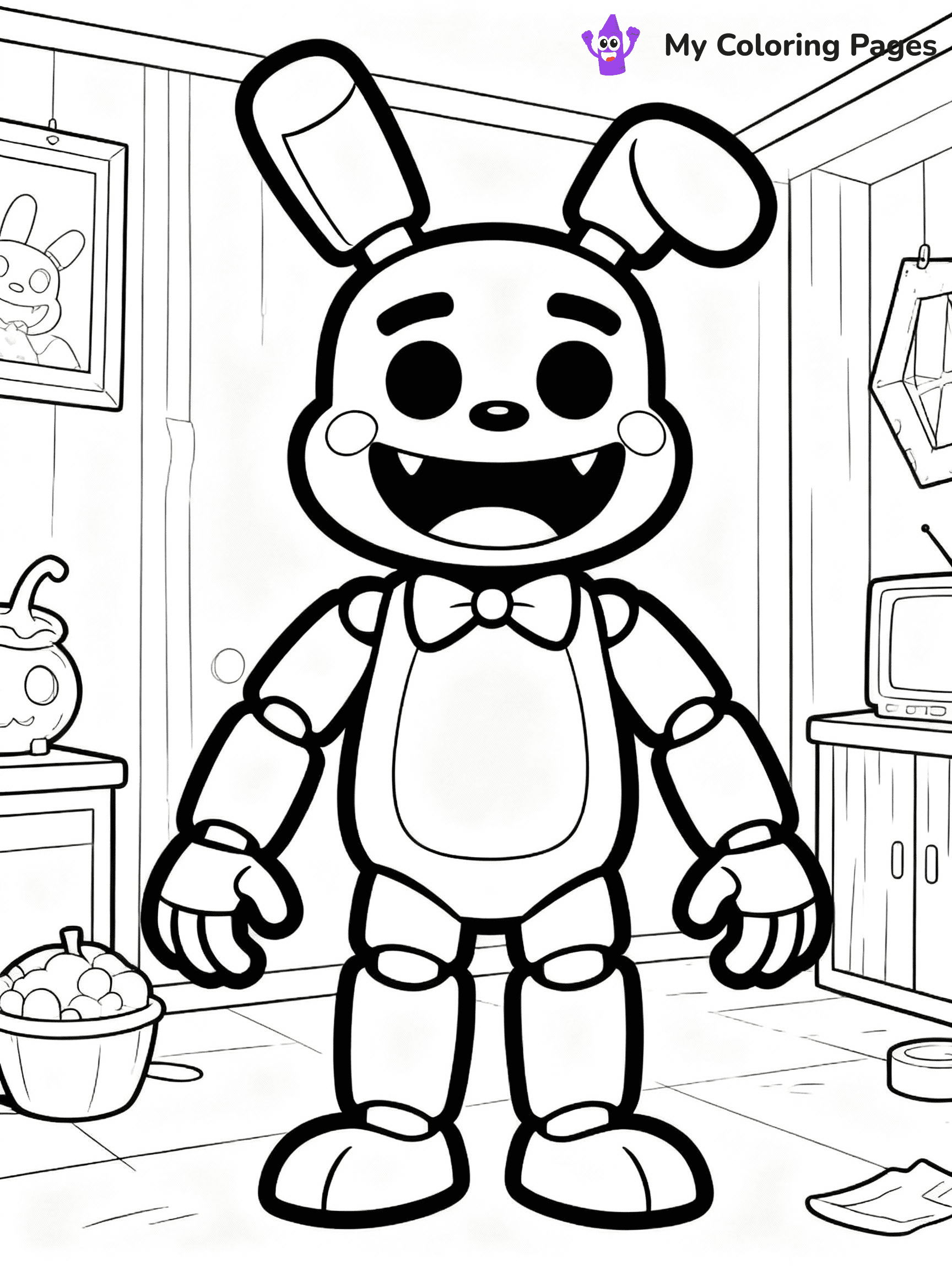 Huggy Wuggy Coloring Pages - 16