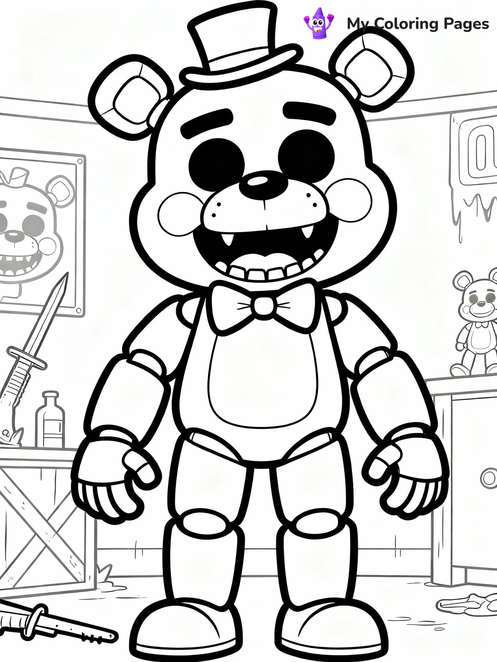 Huggy Wuggy Coloring Pages - 6
