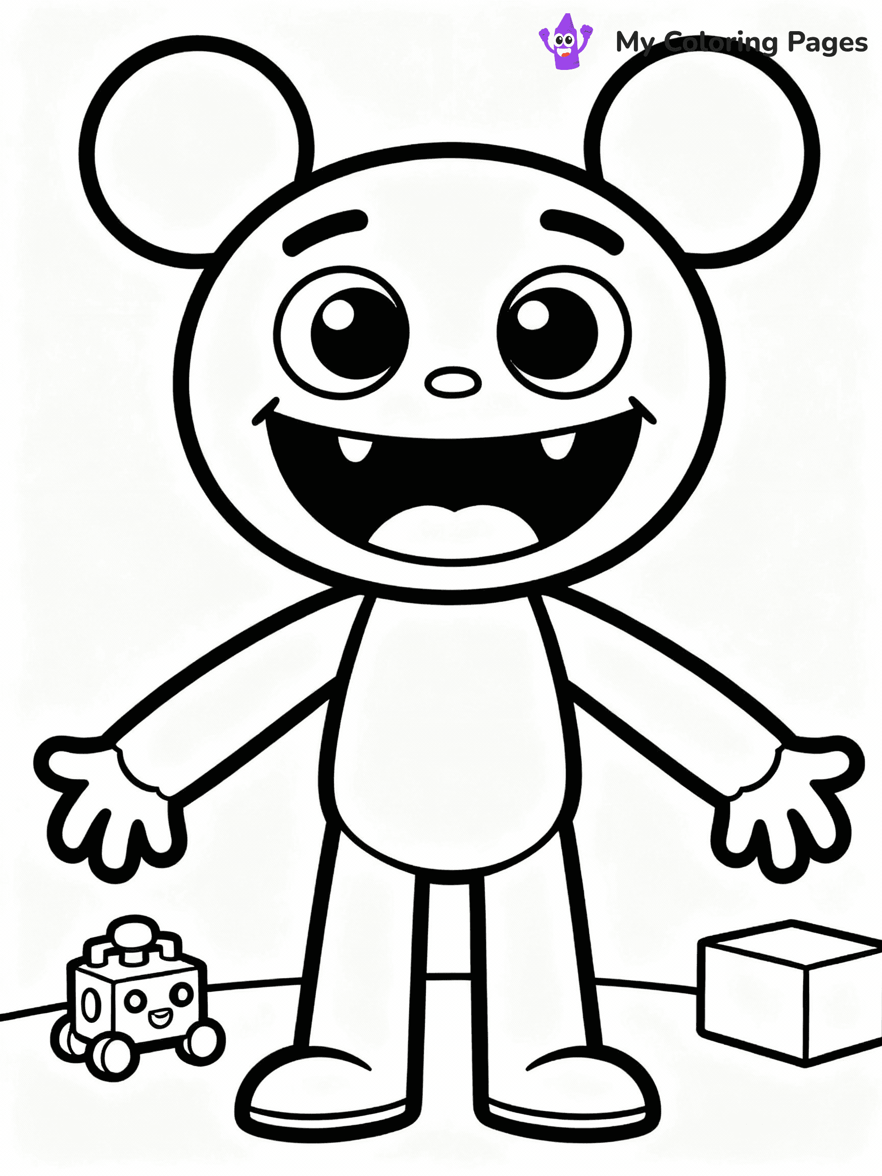Huggy Wuggy Coloring Pages - 2