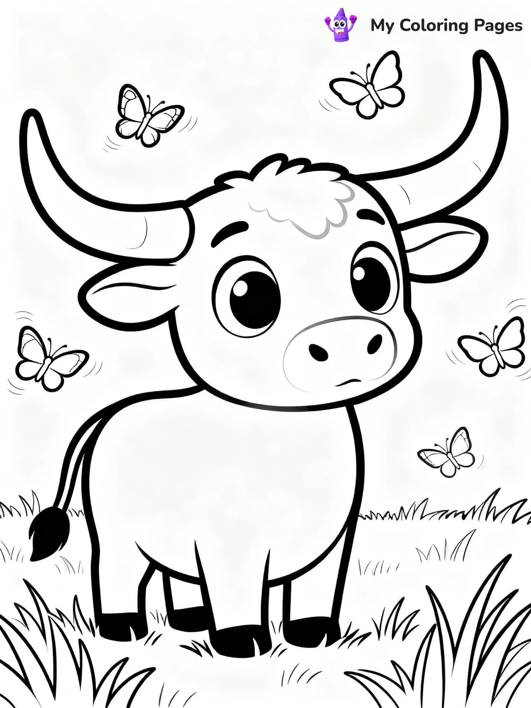 Longhorn Coloring Pages - 20