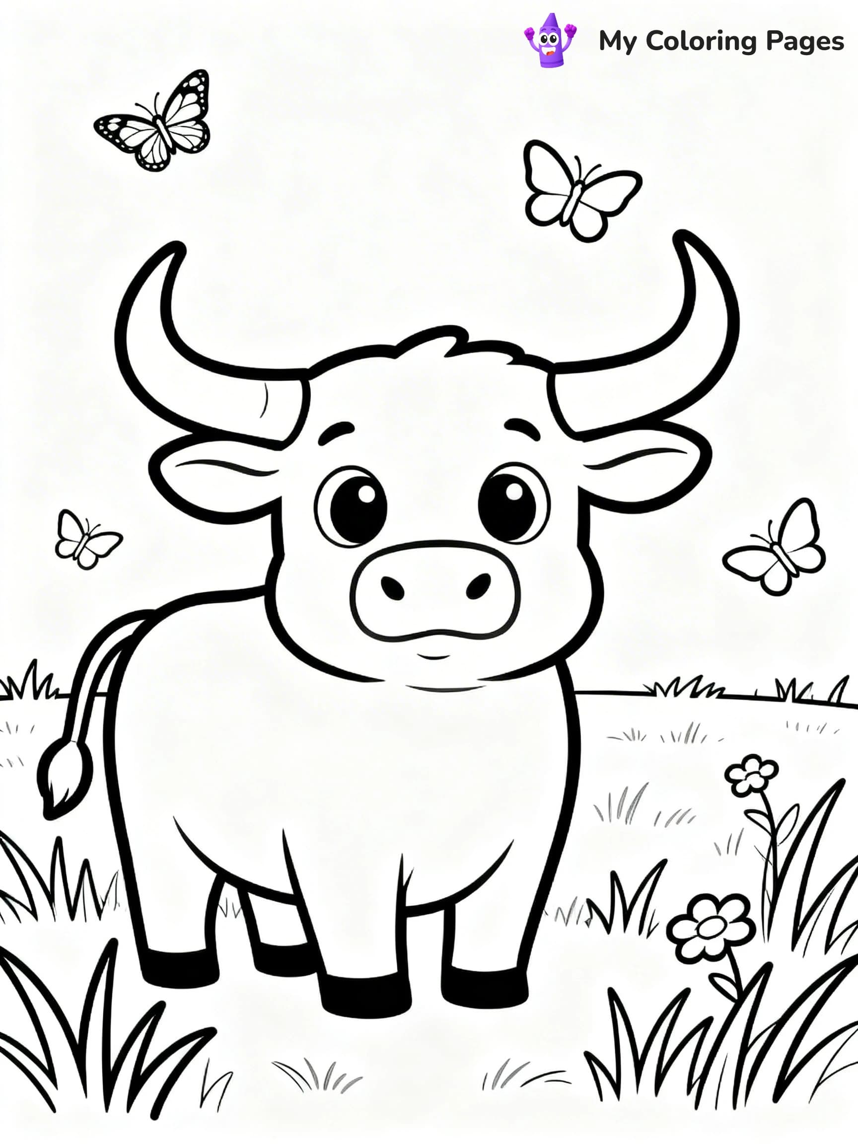 Longhorn Coloring Pages - 19