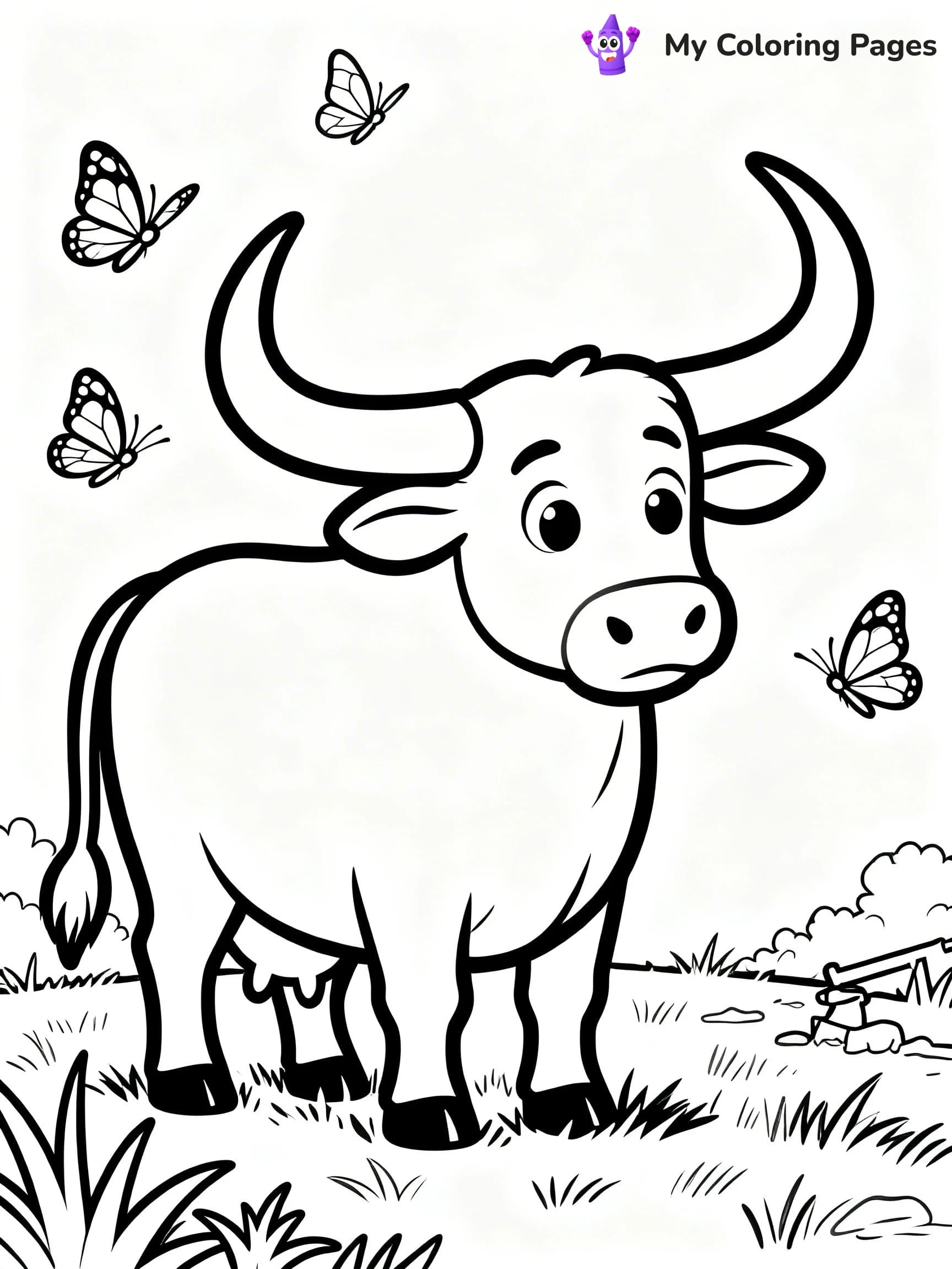 Longhorn Coloring Pages - 17