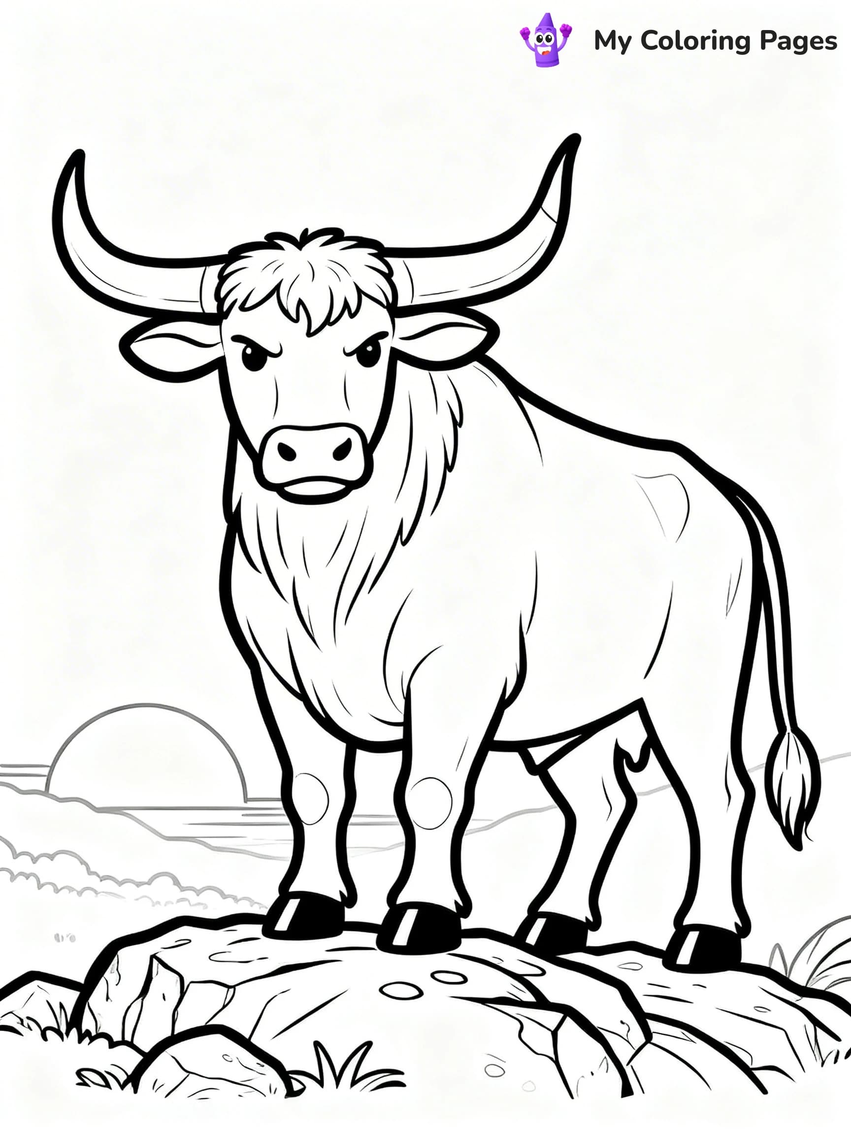 Longhorn Coloring Pages - 6