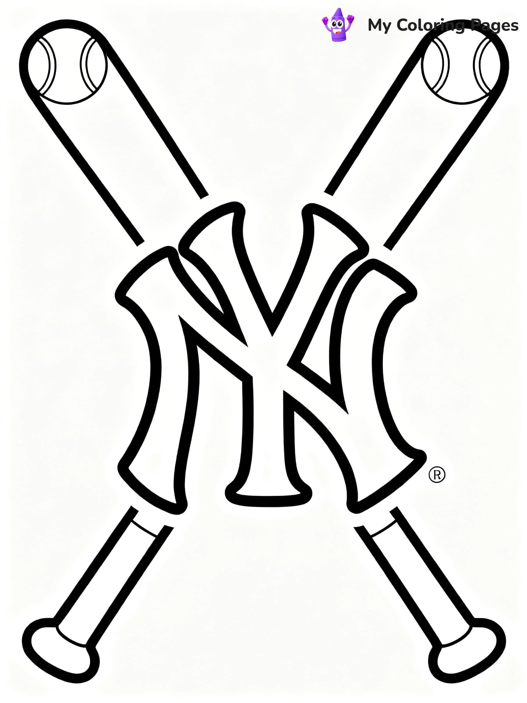 Yankees Coloring Pages - 21