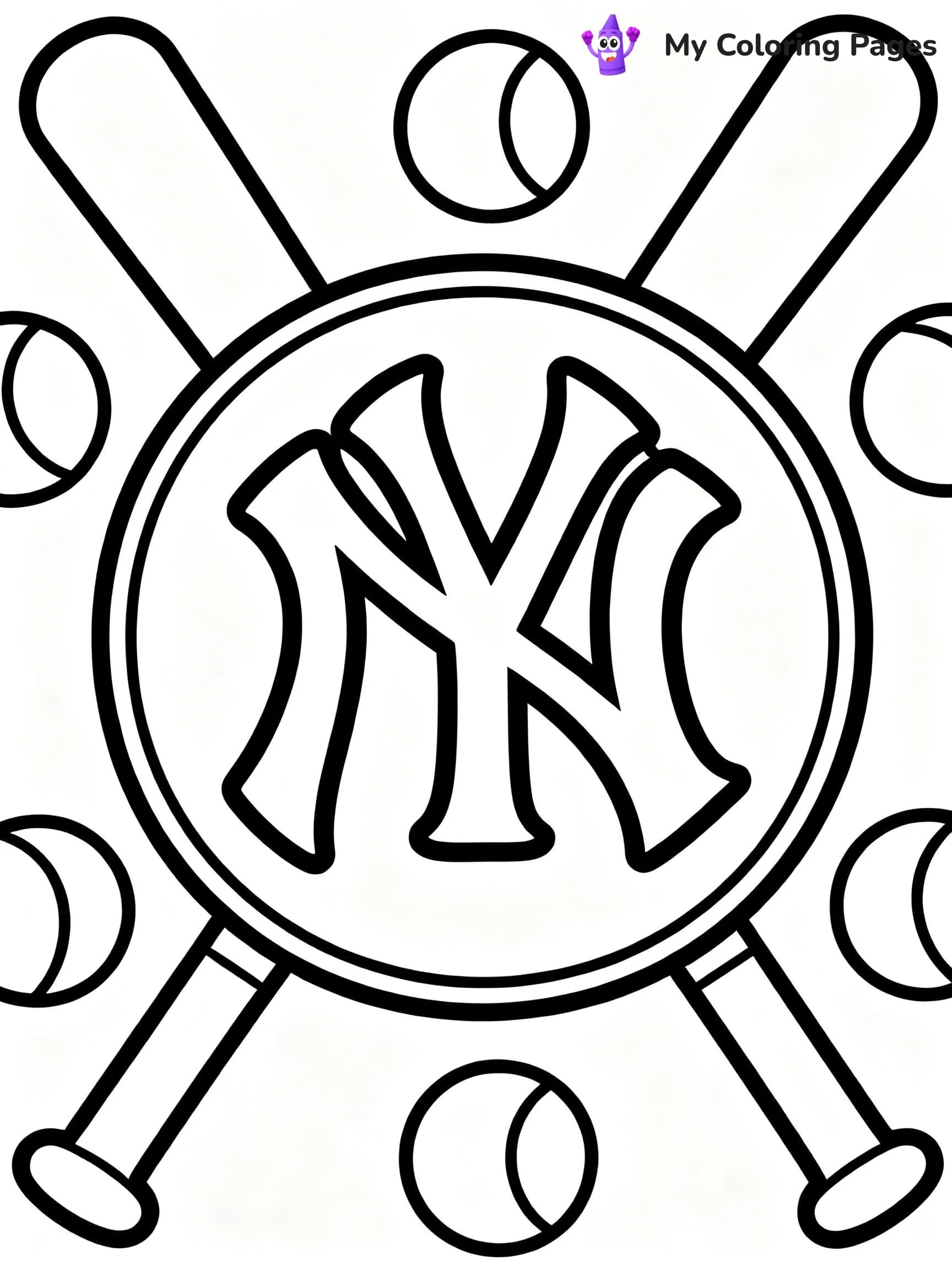 Yankees Coloring Pages - 18