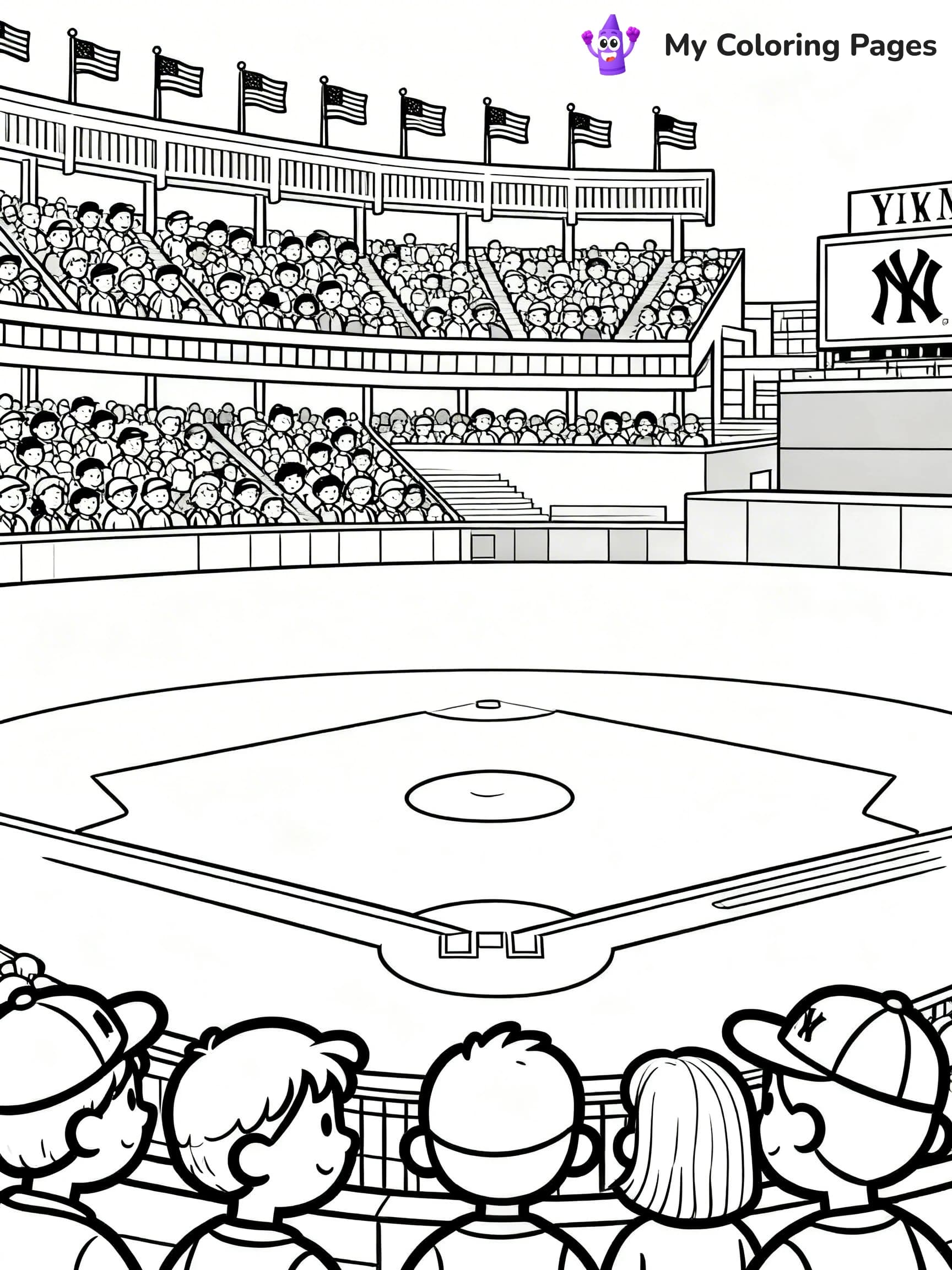 Yankees Coloring Pages - 9