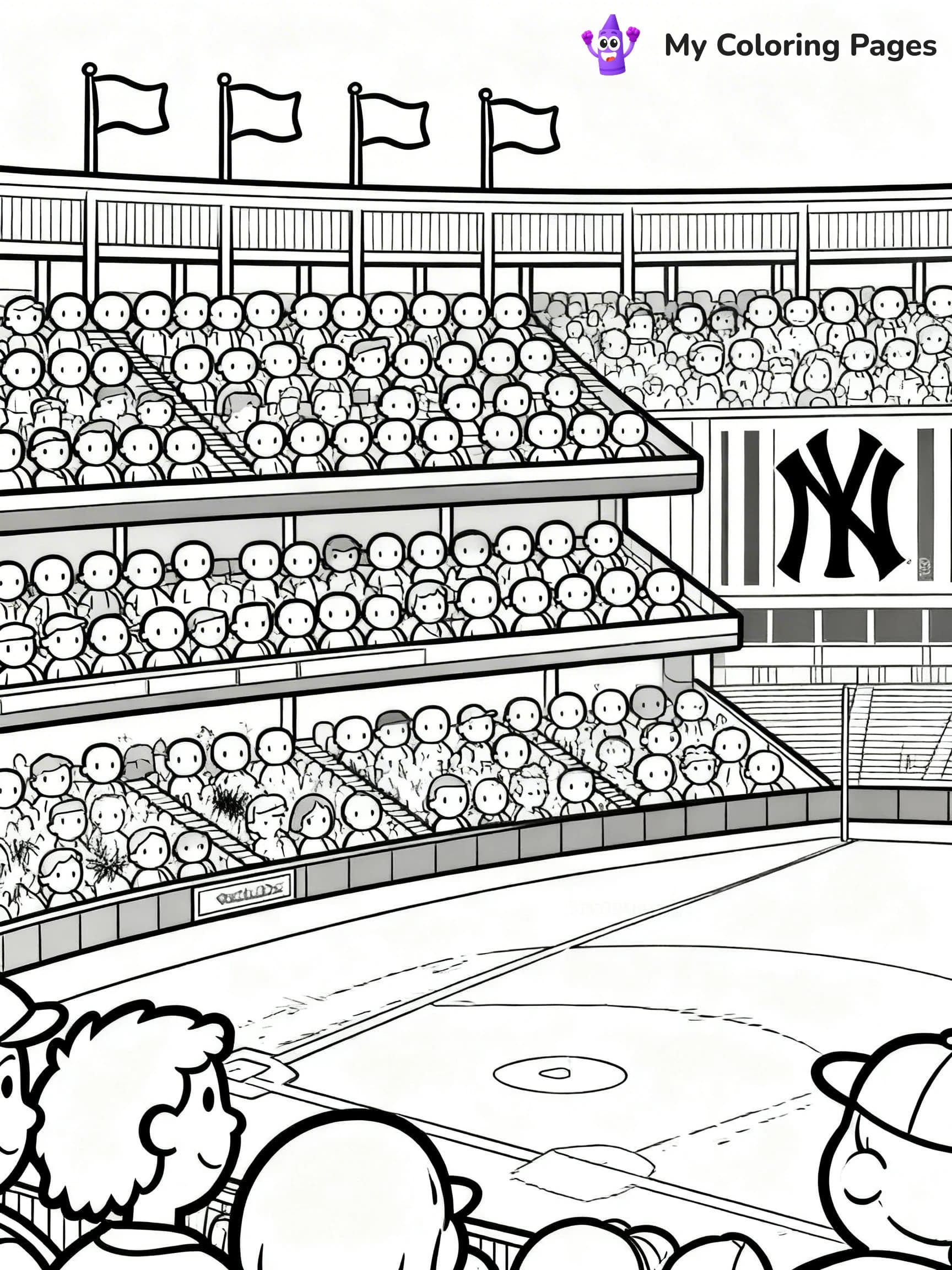 Yankees Coloring Pages - 8