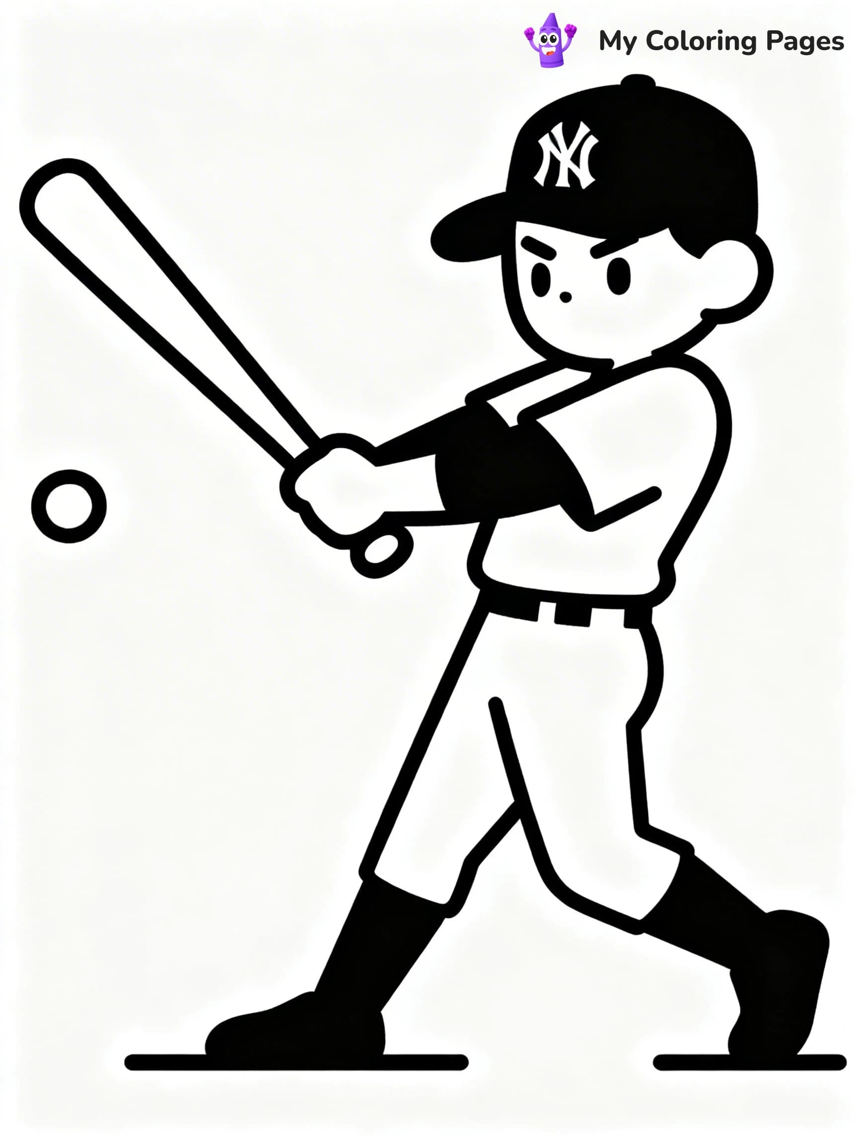 Yankees Coloring Pages - 2