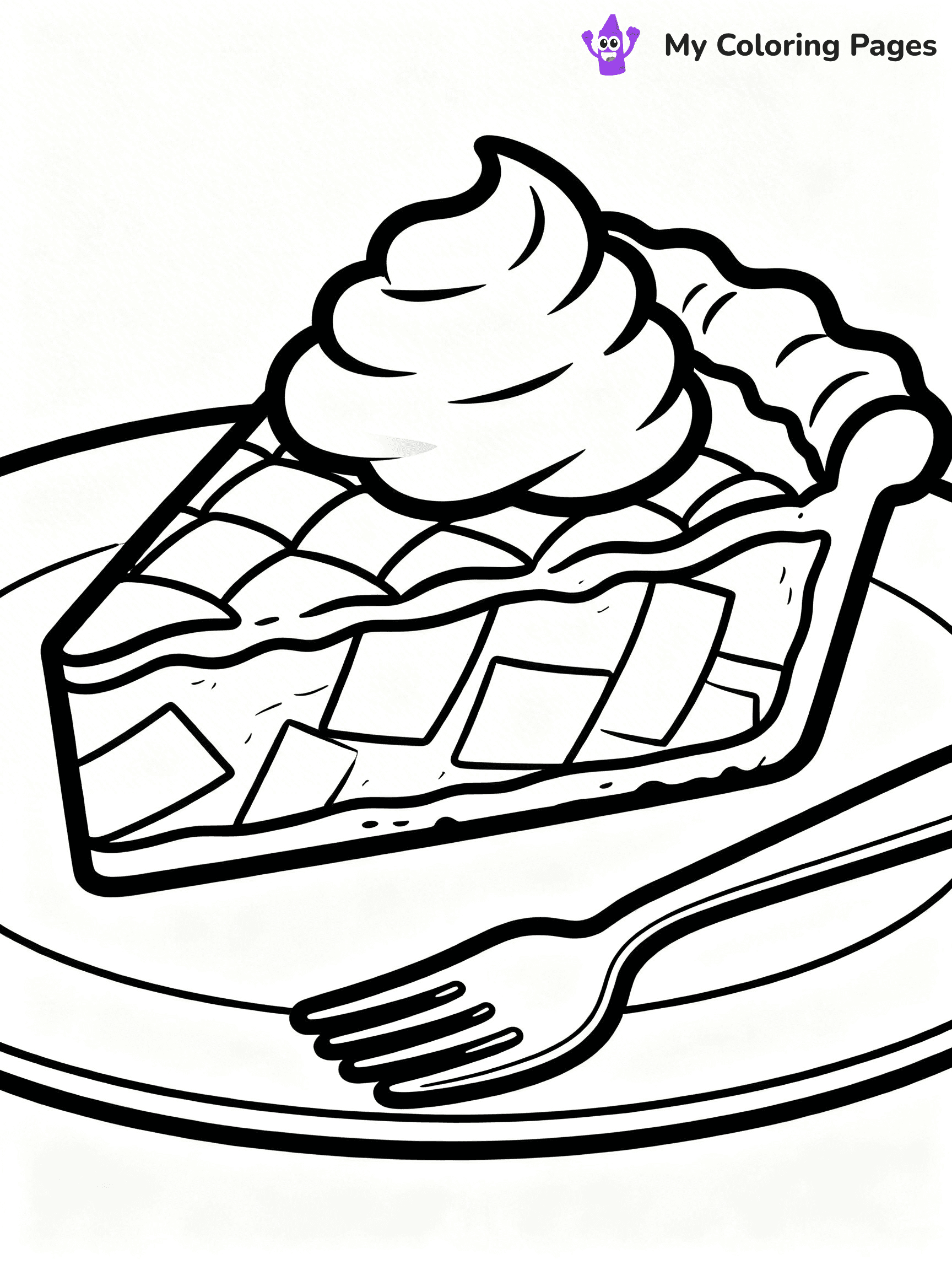 Apple Pie Coloring Pages - 30
