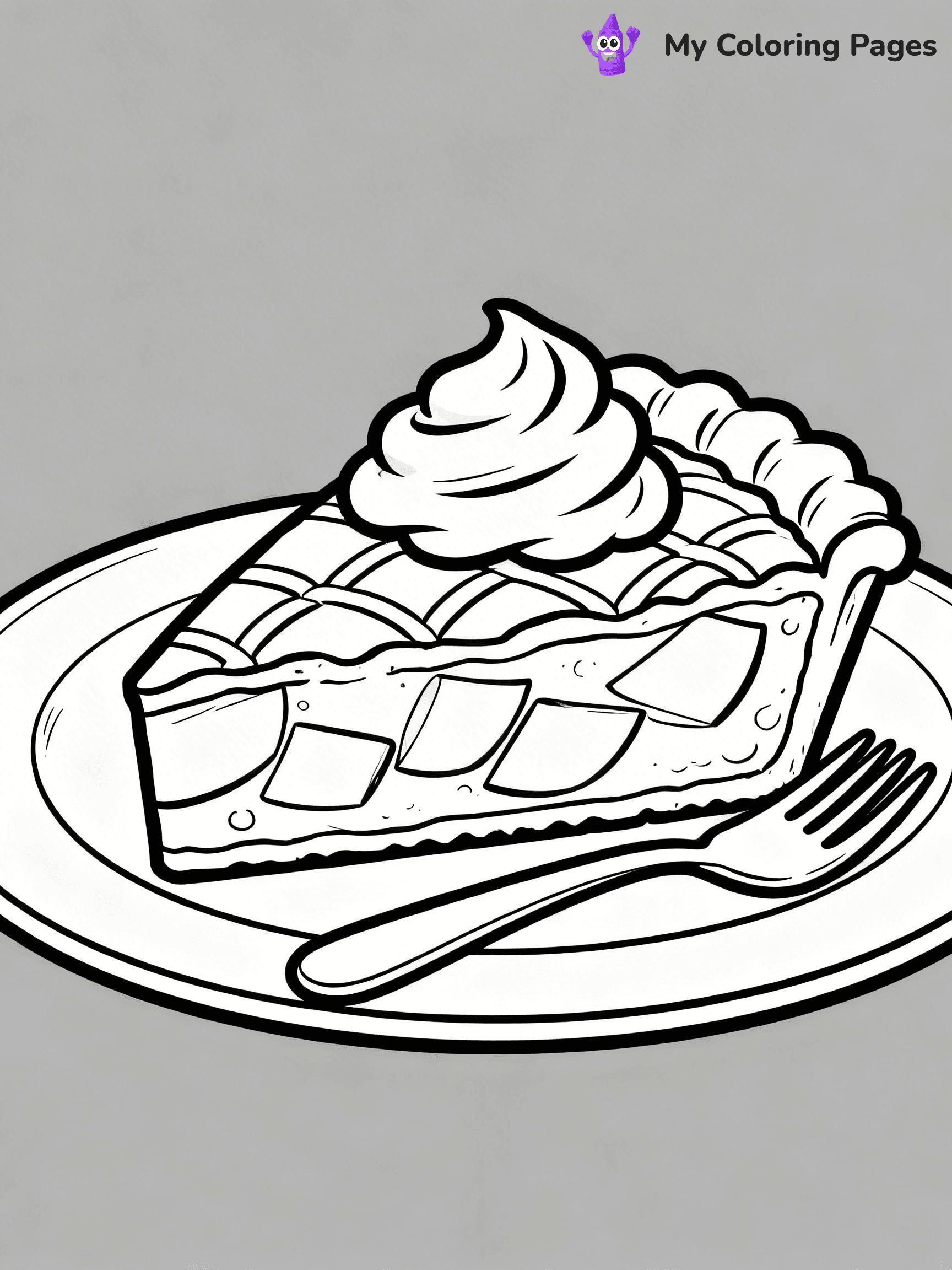 Apple Pie Coloring Pages - 26