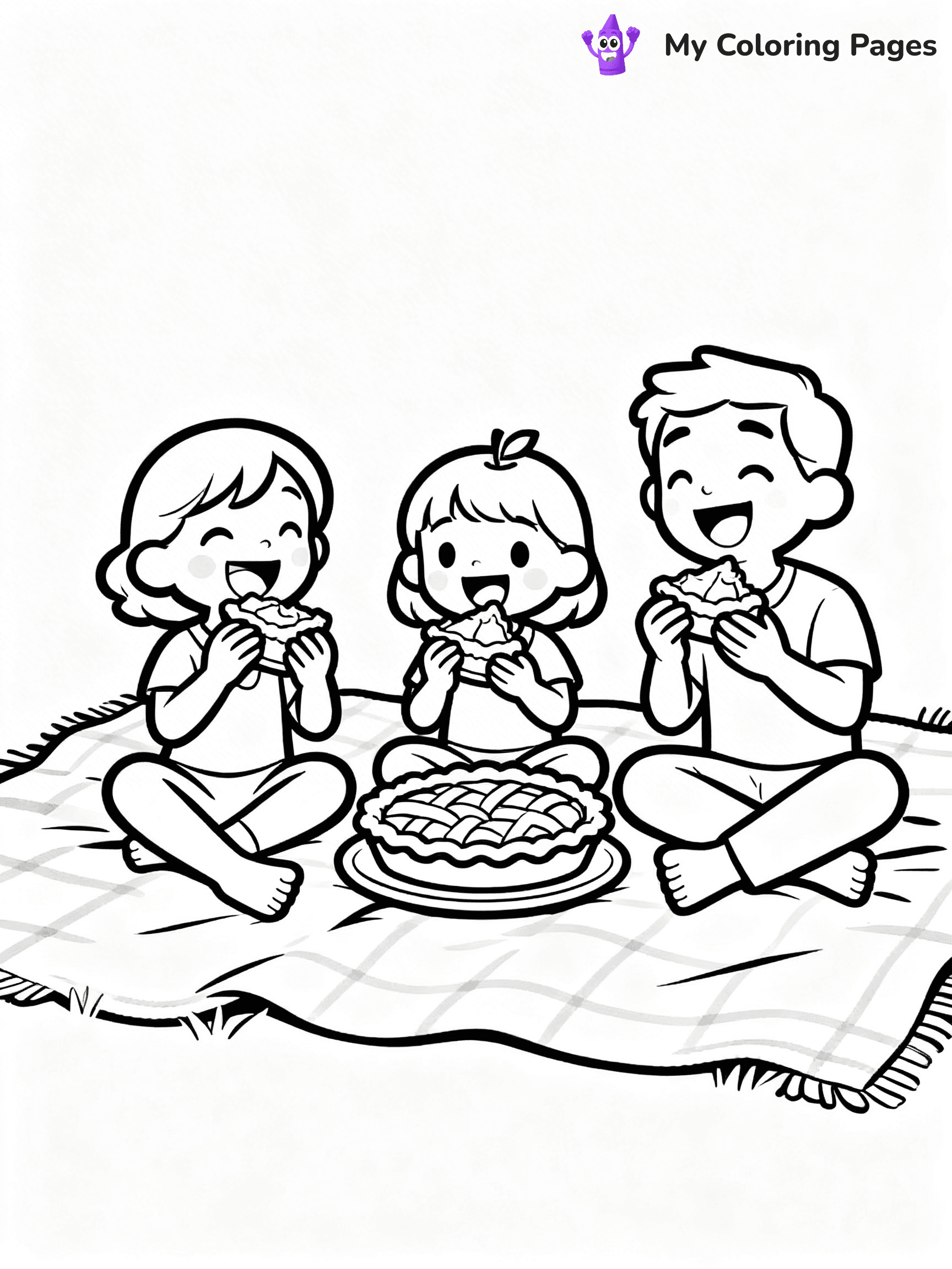 Apple Pie Coloring Pages - 19