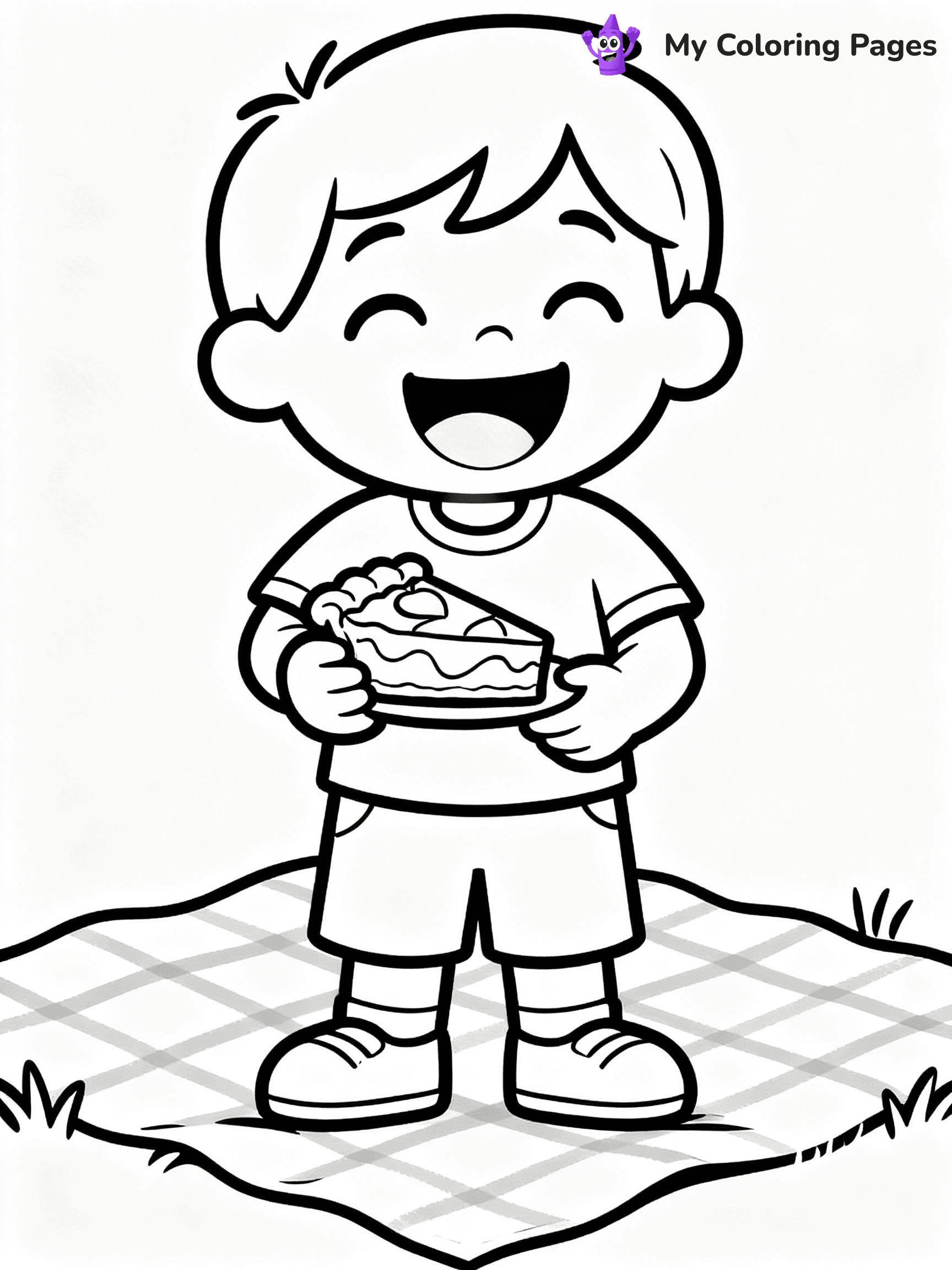 Apple Pie Coloring Pages - 3