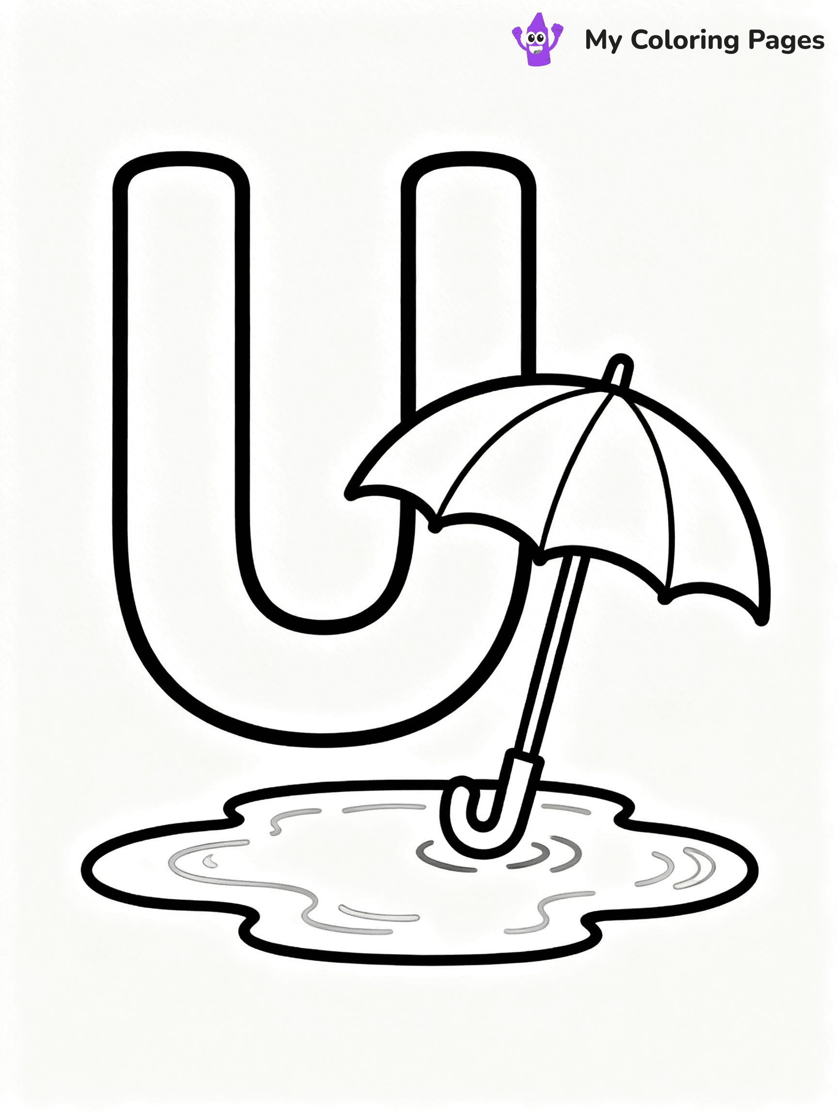 Letter U Coloring Pages - 27