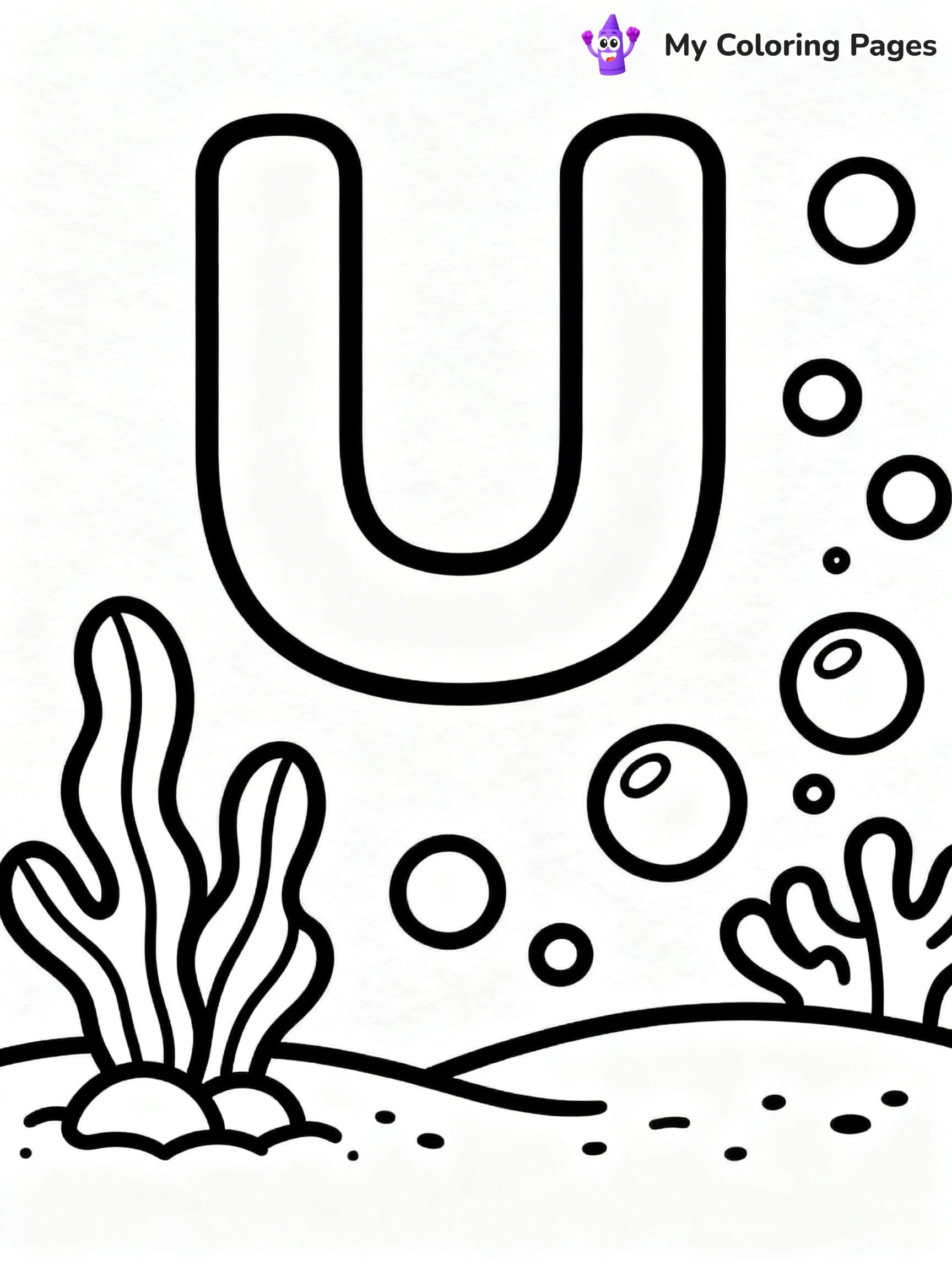 Letter U Coloring Pages - 19