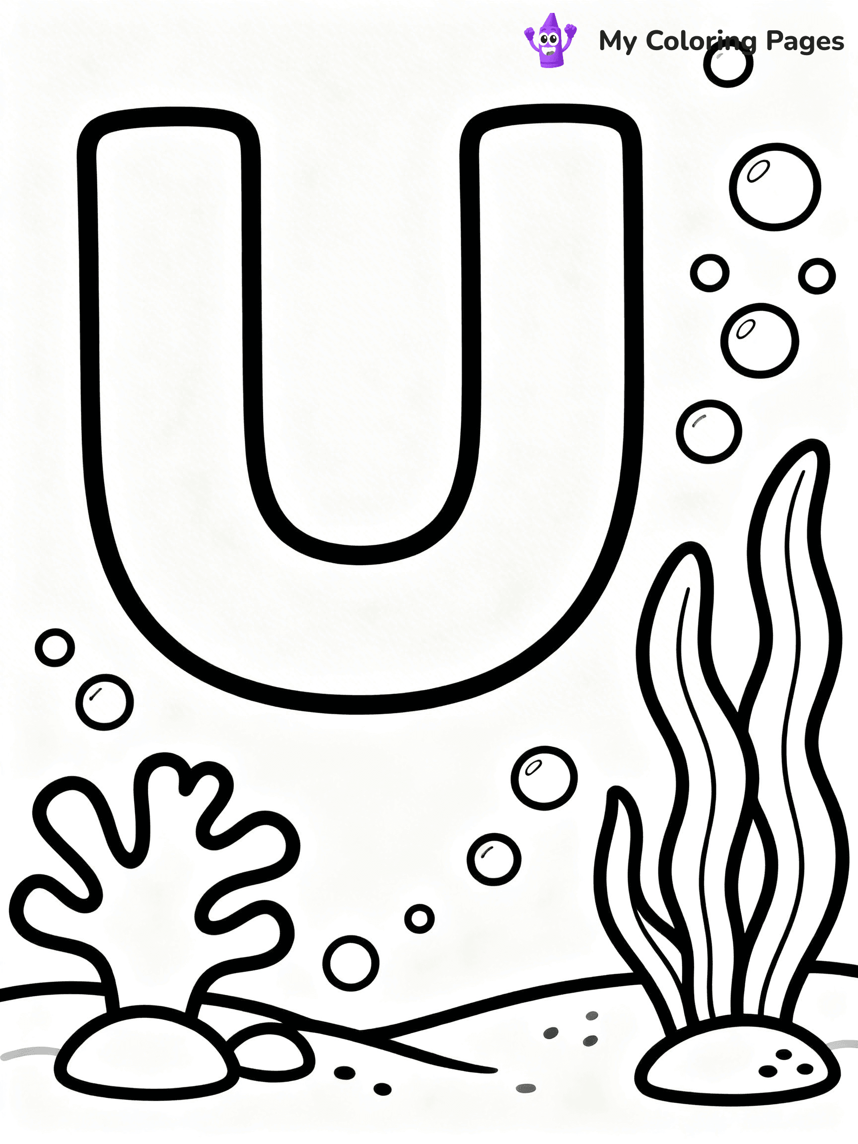 Letter U Coloring Pages - 18