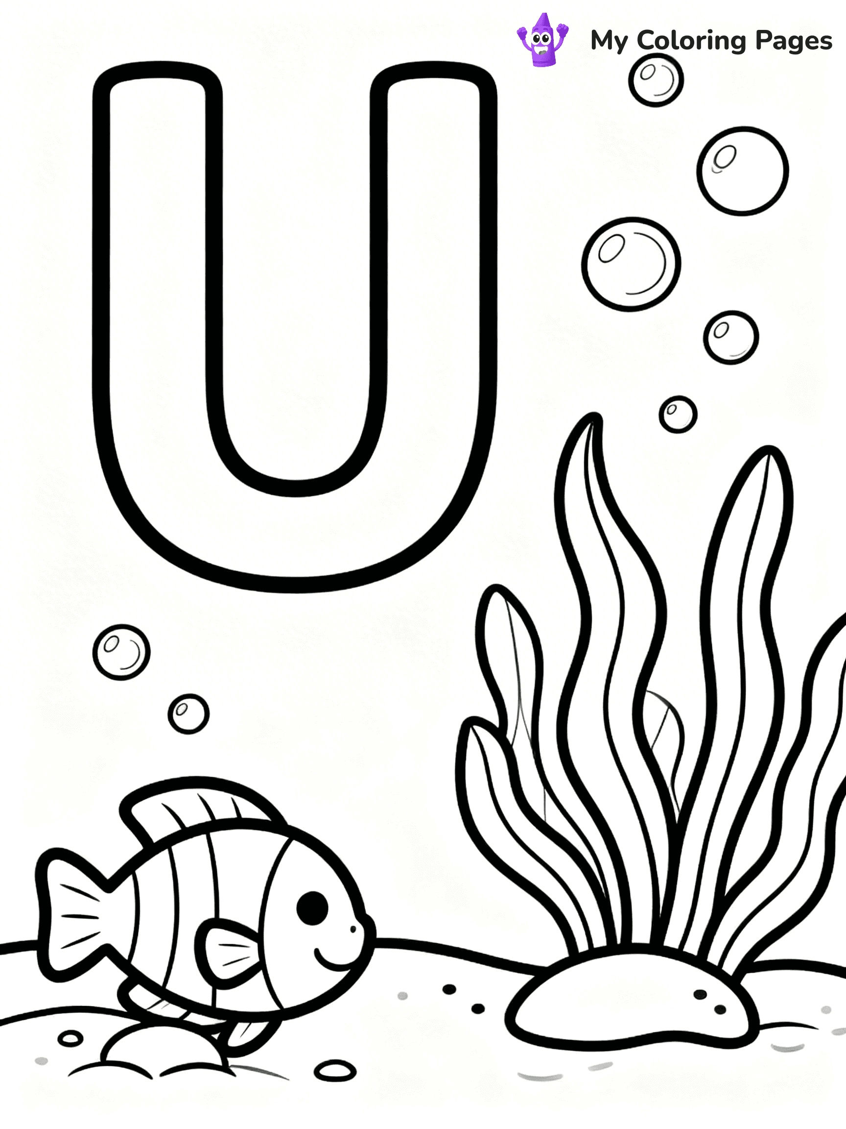 Letter U Coloring Pages - 17