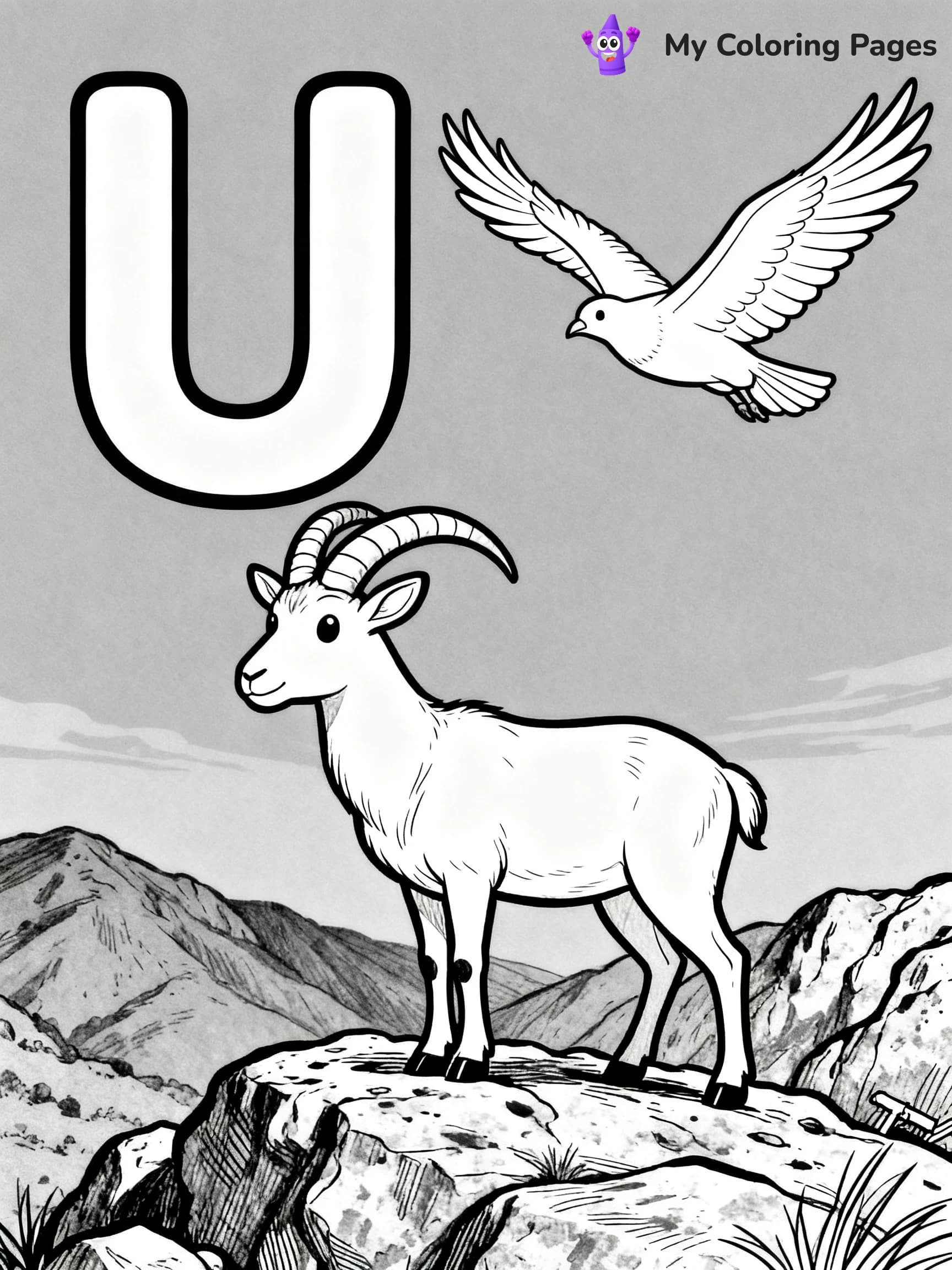 Letter U Coloring Pages - 12
